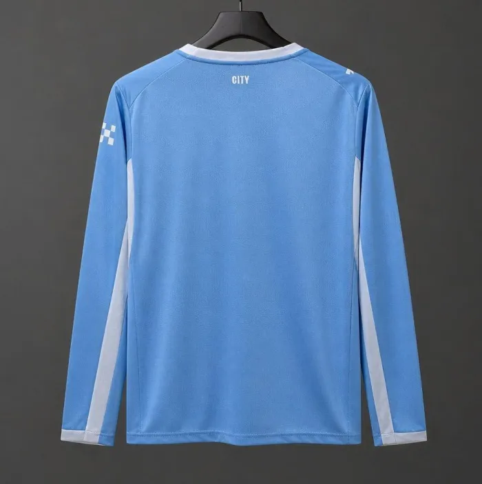 Manchester City Home Long Sleeves Jersey Fan Version 26/27