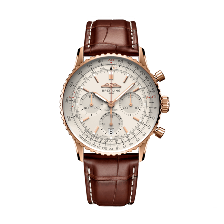 【Super Clone】Breitling RB0139211G1P1 Navitimer B01 Silver Dial - Νew
