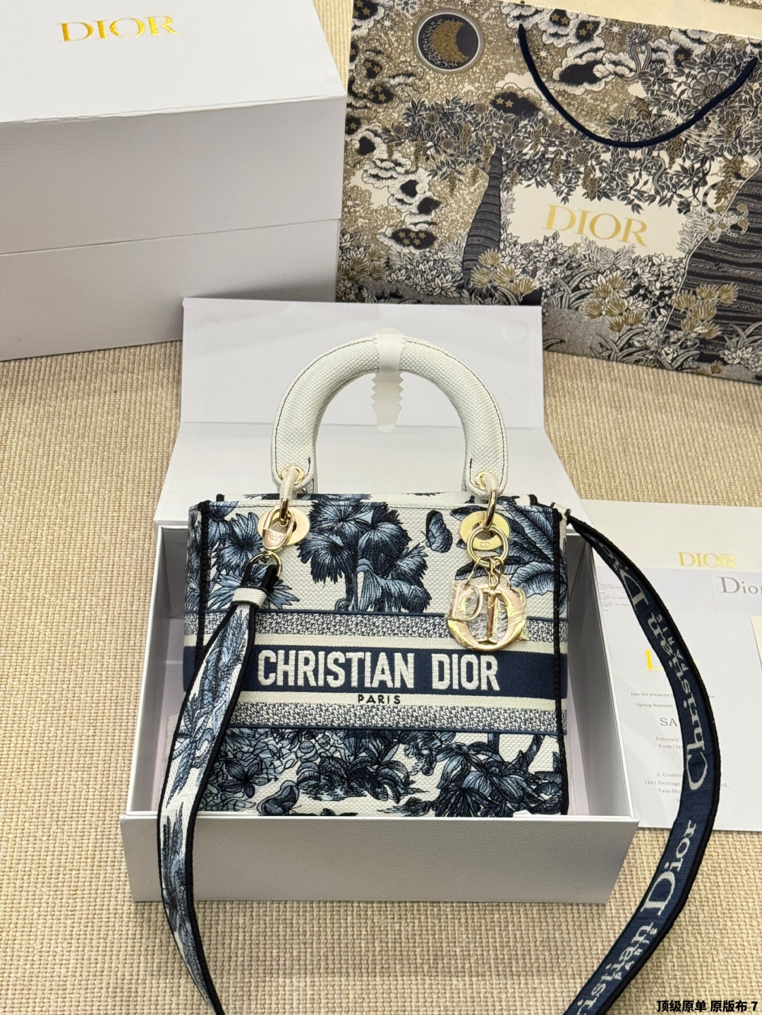 Dior Lady D-Lite Embroidered Bag Princess Diana Crossbody bag