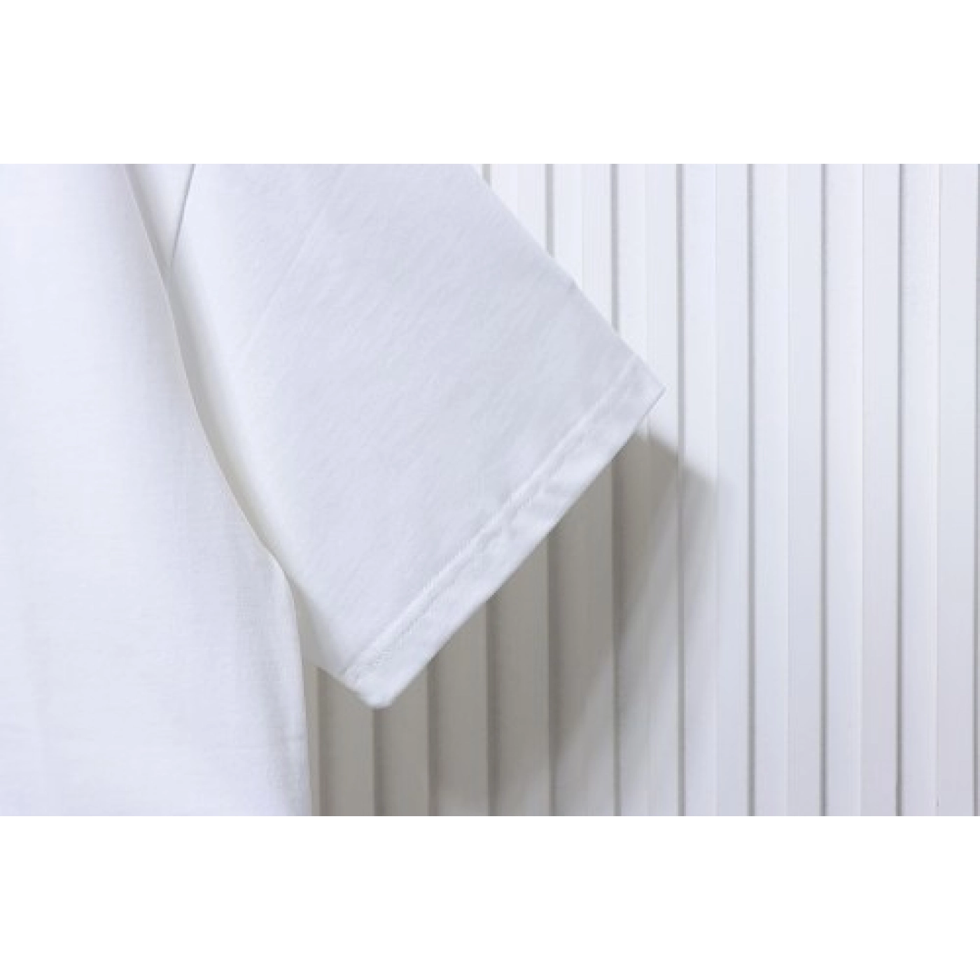 Loewe Misaligned Logo Embroidered T-Shirt White
