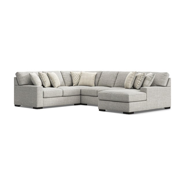 Larce 4-Piece Next-Gen Nuvella™ Performance Fabric Sectional with Chaise