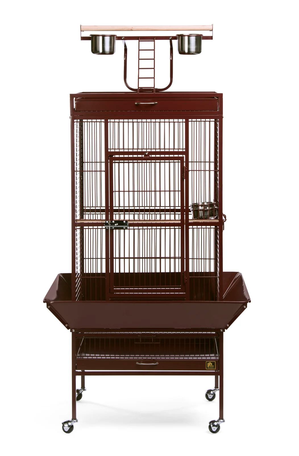 Bremer Steel Play Top Floor Bird Cage with Wheels