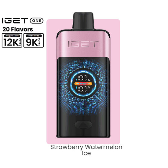 IGET ONE 12000 Puffs - Strawberry WatermelonIce