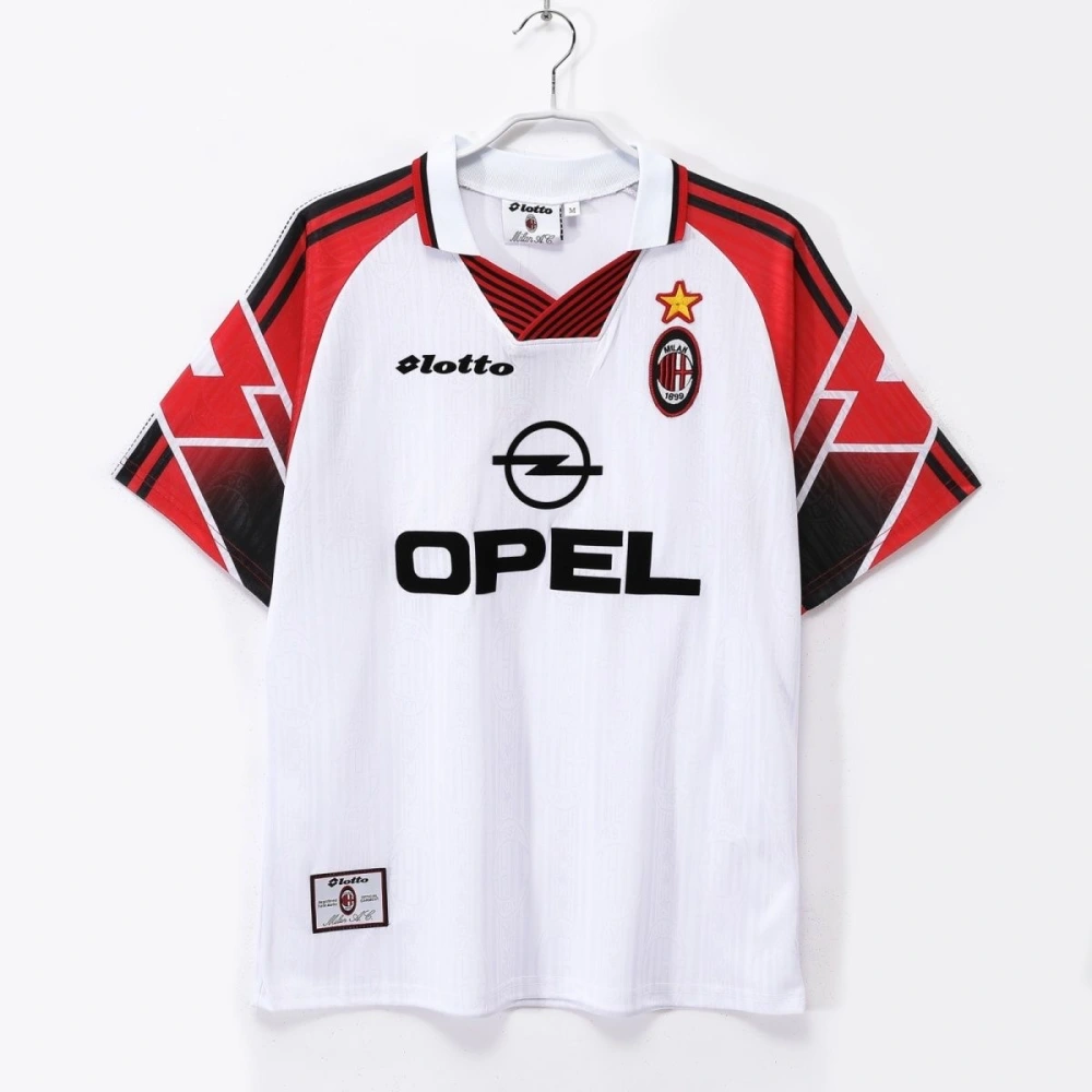 1997/98 AC Milan Lotto Away Soccer Jersey Retro CBRO MN