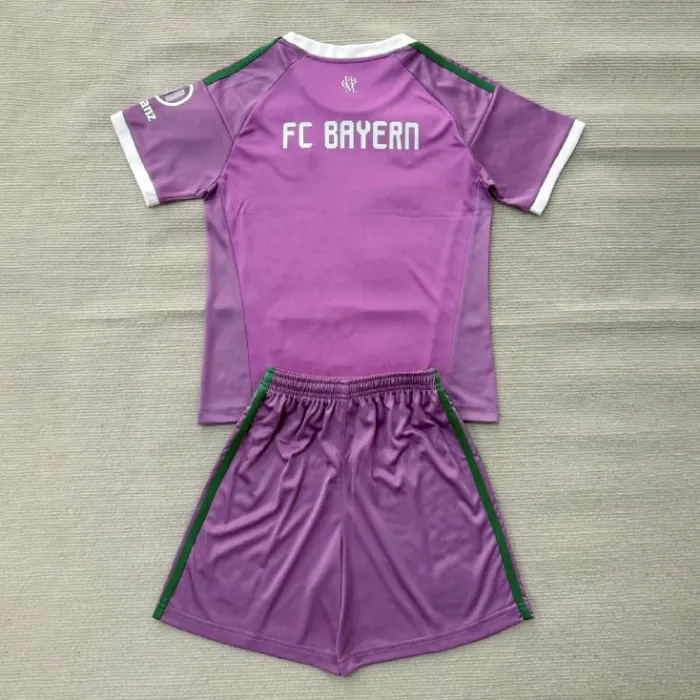 Kids Bayern Munich Away Goalkeeper Jersey Suit 26/27