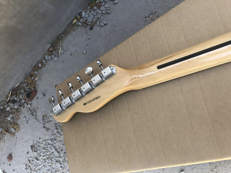 Paisley Electric Guitar Alder Wood, Frosted Nitro Paint, Cow Bone String