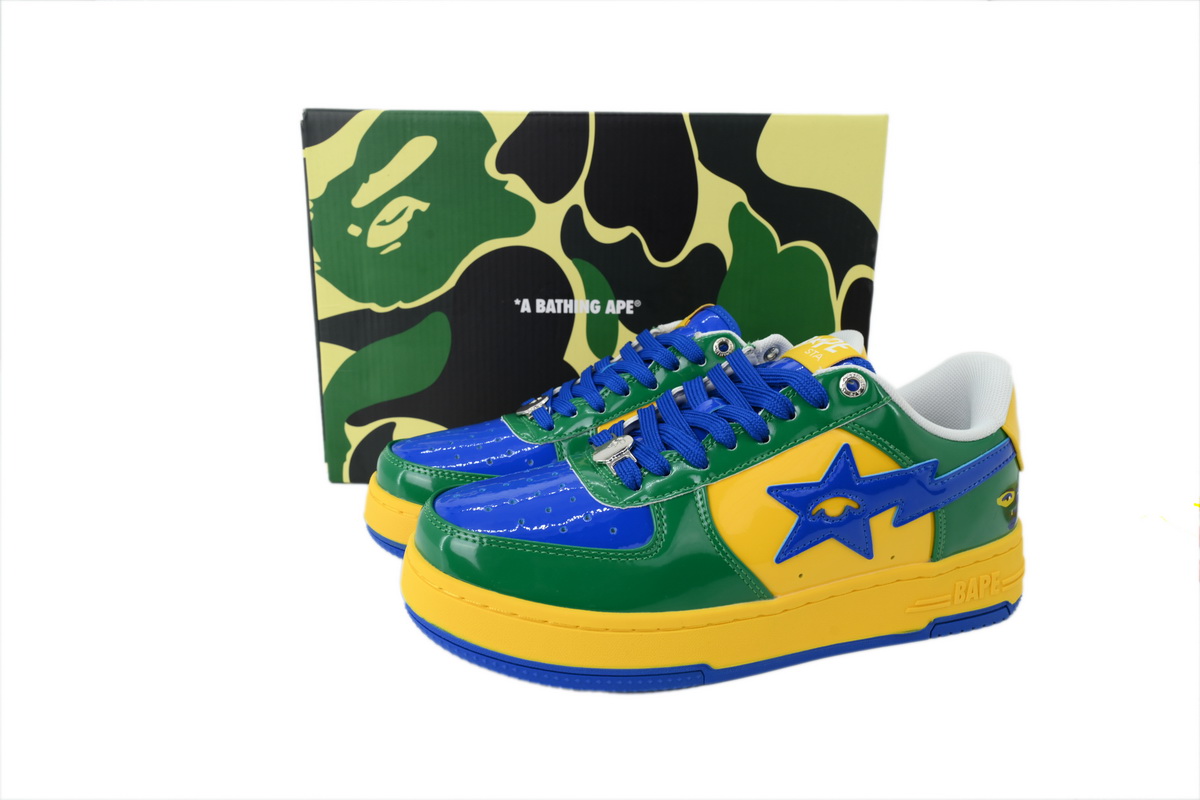 KidSuper × A BATHING APE BAPE STA Brazil Green Yellow 1M23 191 936