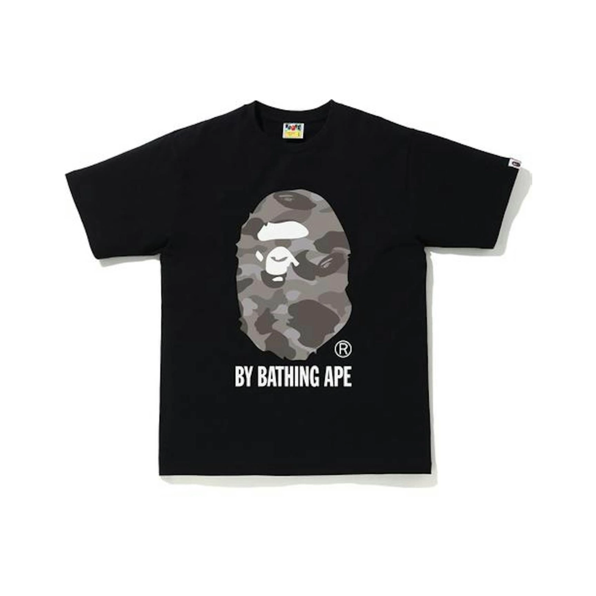 BAPE Color Camo by Bathing Ape Tee BlackGray + Nike Sportswear Tech Fleece Men's Shorts FB8171-063 - ogsneaker