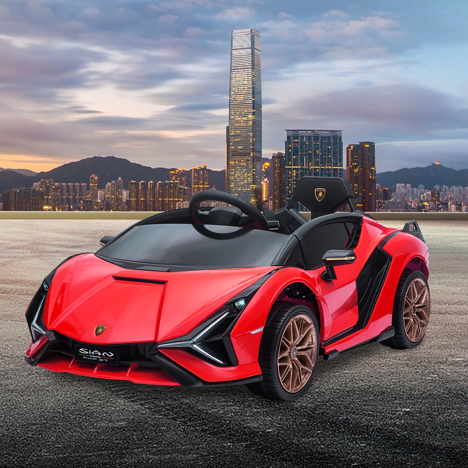 Lamborghini Sian Ride On Car 12V Kids Electric Motorized