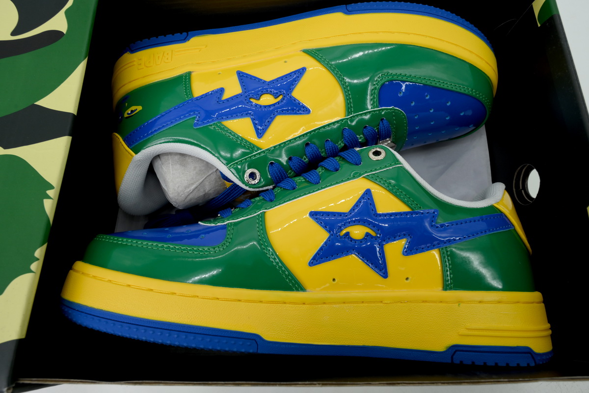 KidSuper × A BATHING APE BAPE STA Brazil Green Yellow 1M23 191 936