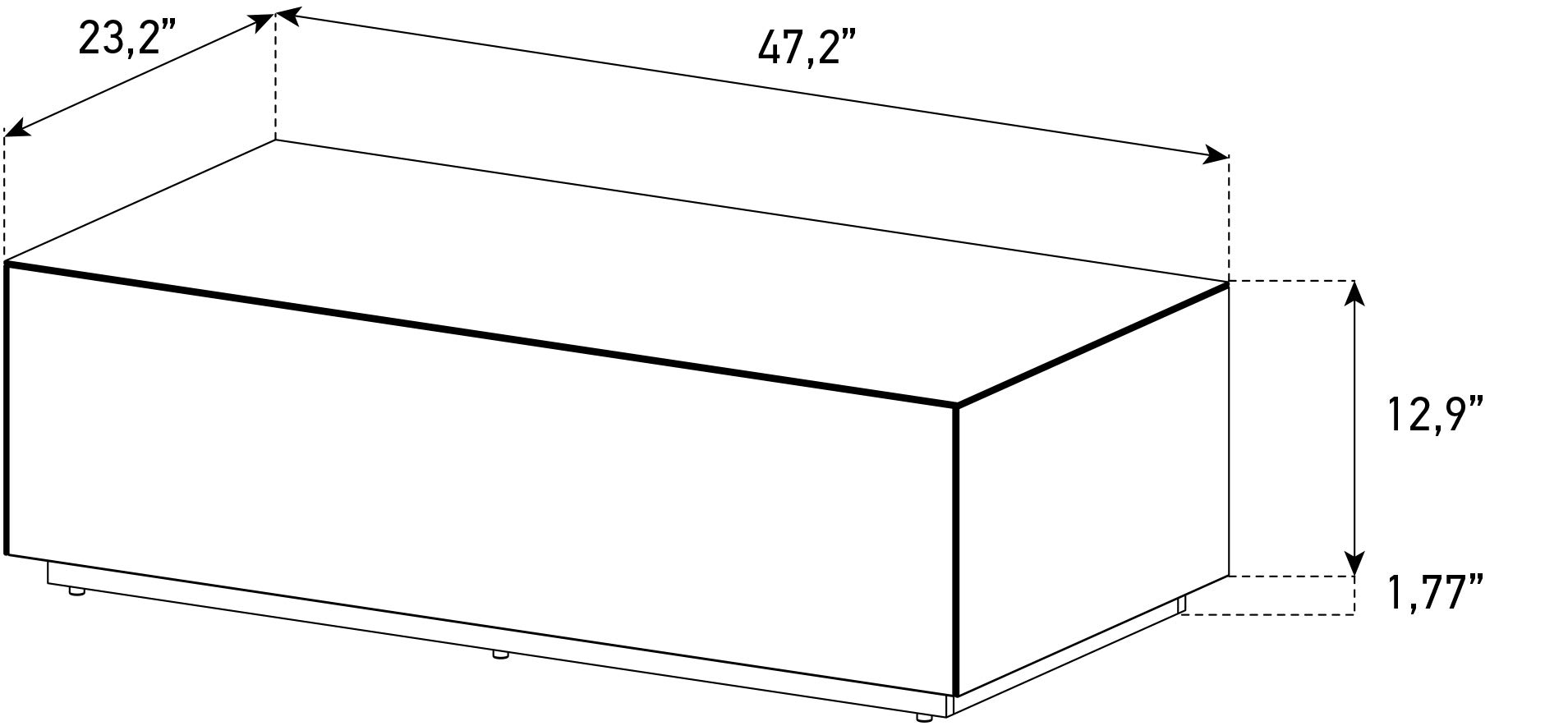 All Glass Coffee Table/Center Table