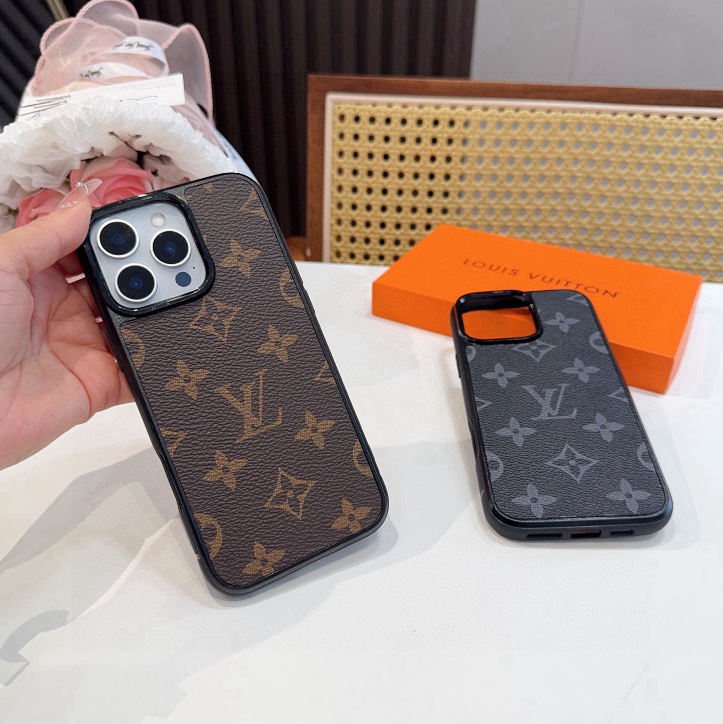 LV Classic Monogram iPhone Case
