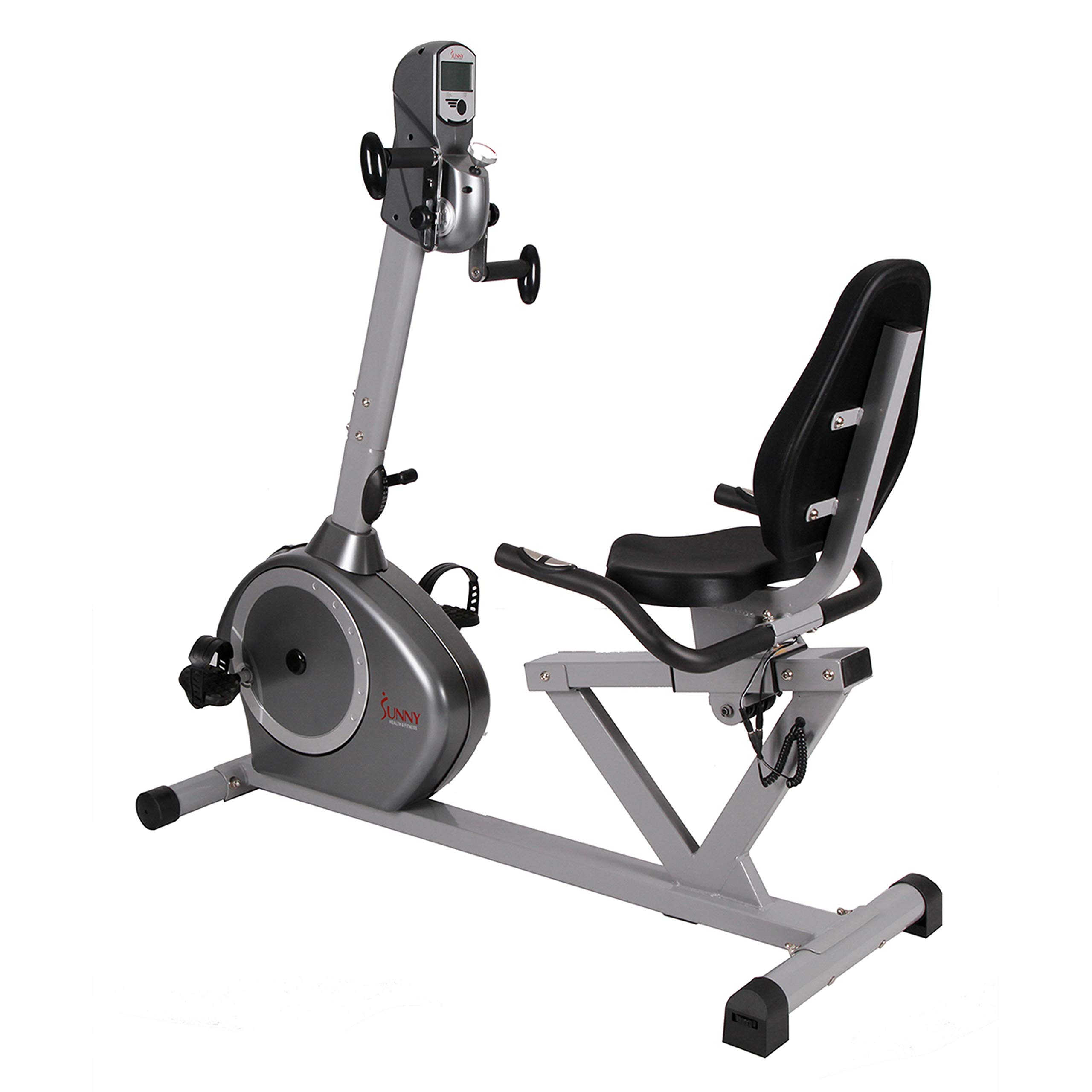 Sunny Health & Fitness Recumbent Bike SF-RB4631 with Arm