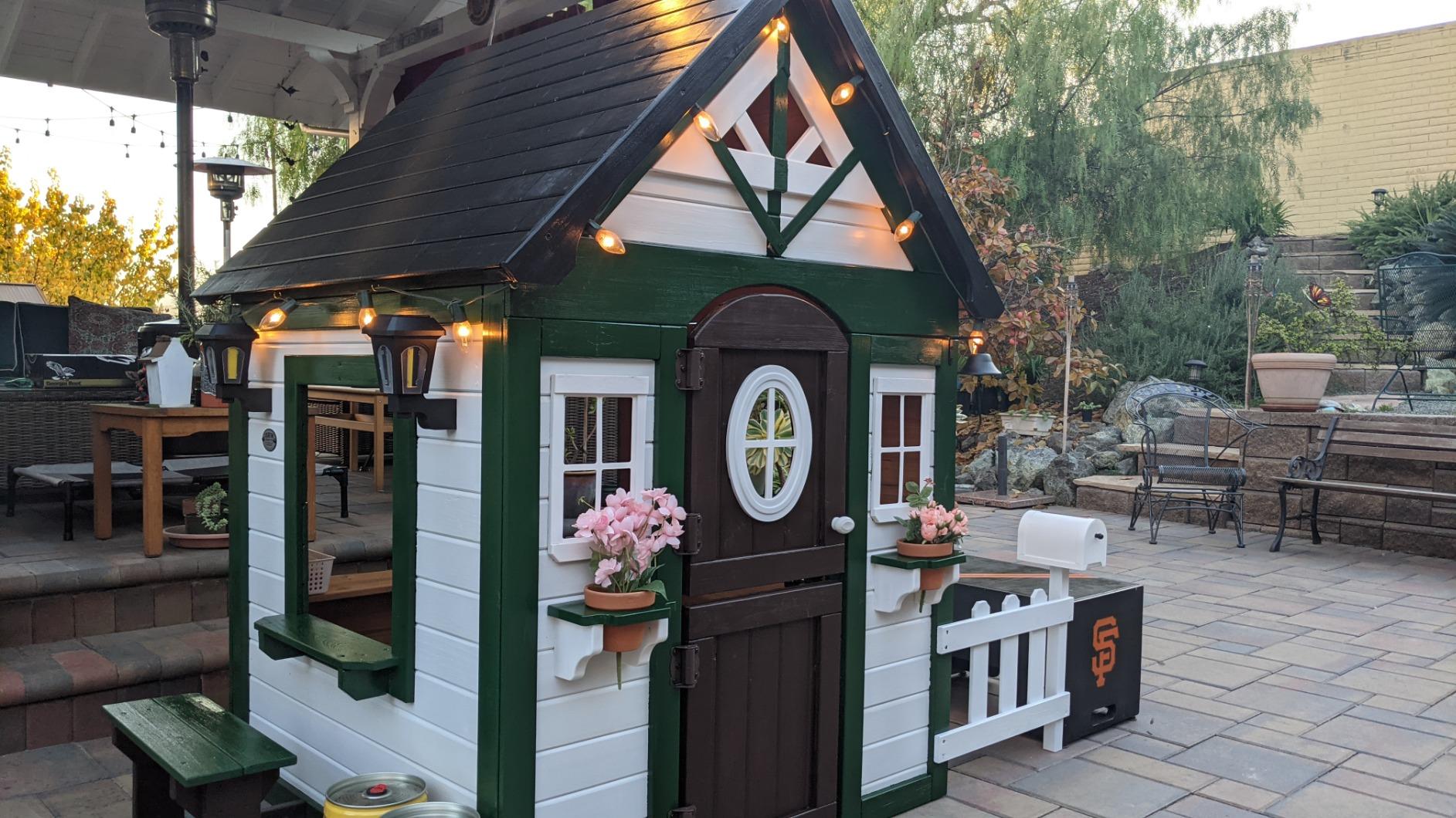 Aspen All Cedar Wooden Playhouse