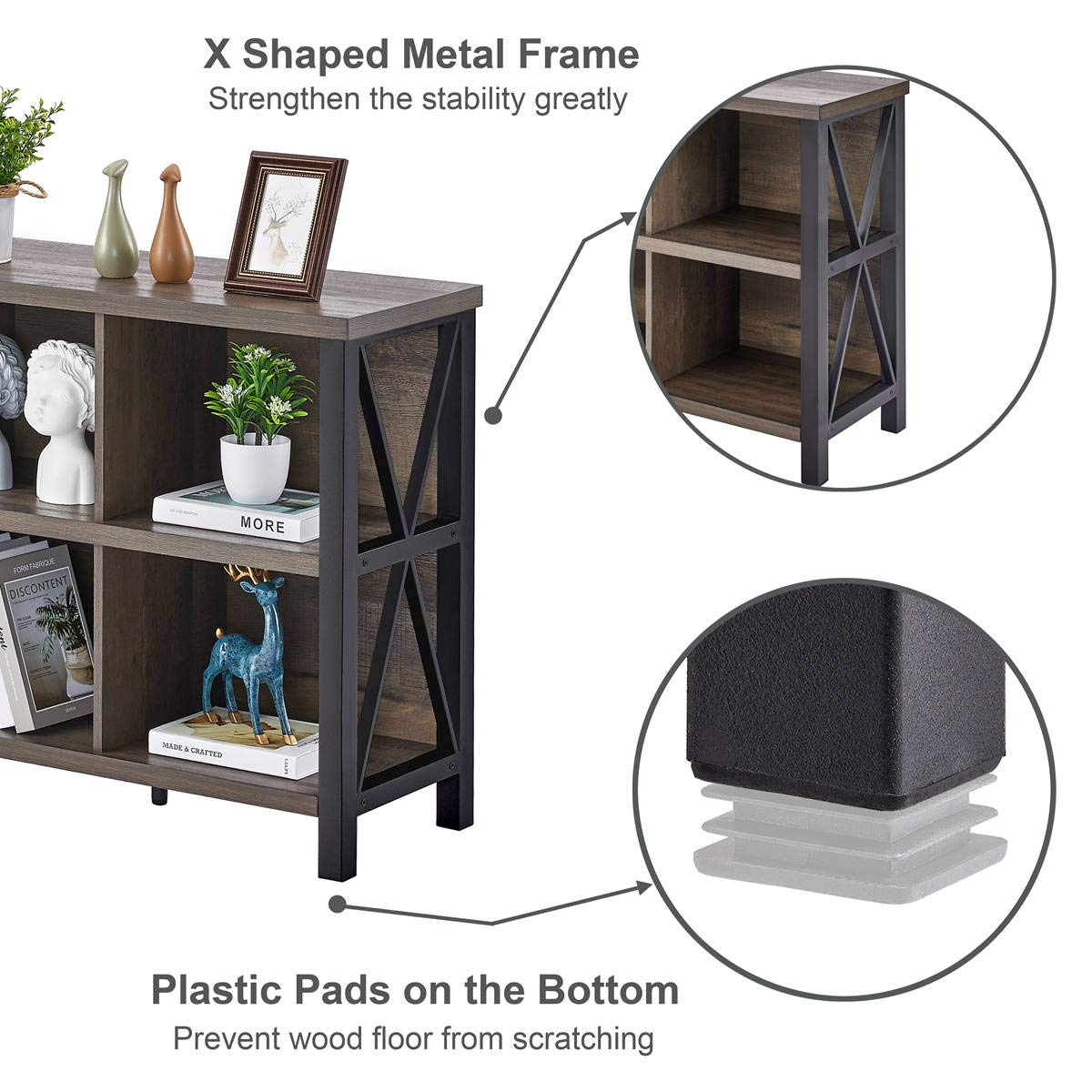 8 Cube Storage Organizer Bookshelf