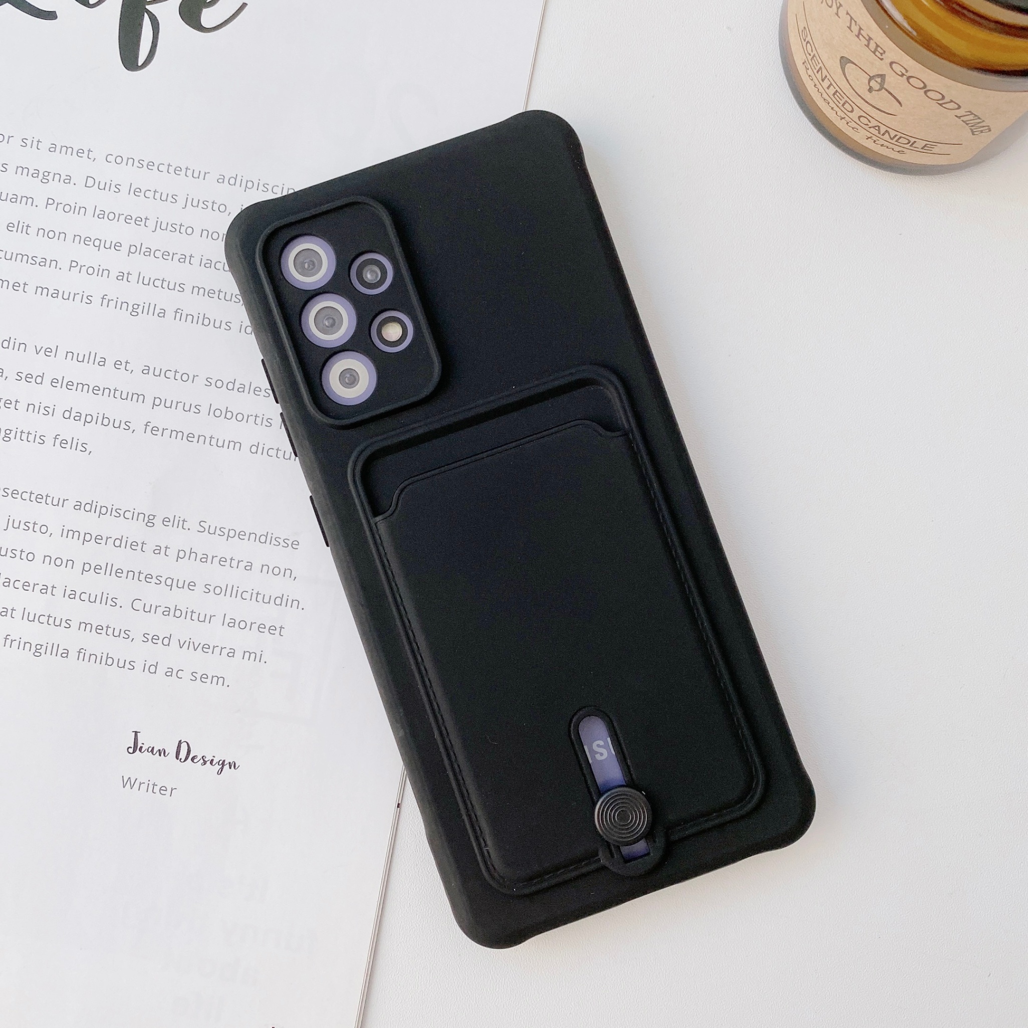 Galaxy A55 Protective Case TPU - back view