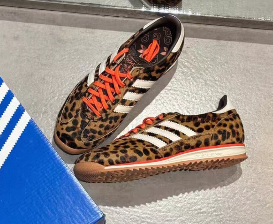 adidas Originals SL 72 OG Leopard Print - Leopard White Stripes
