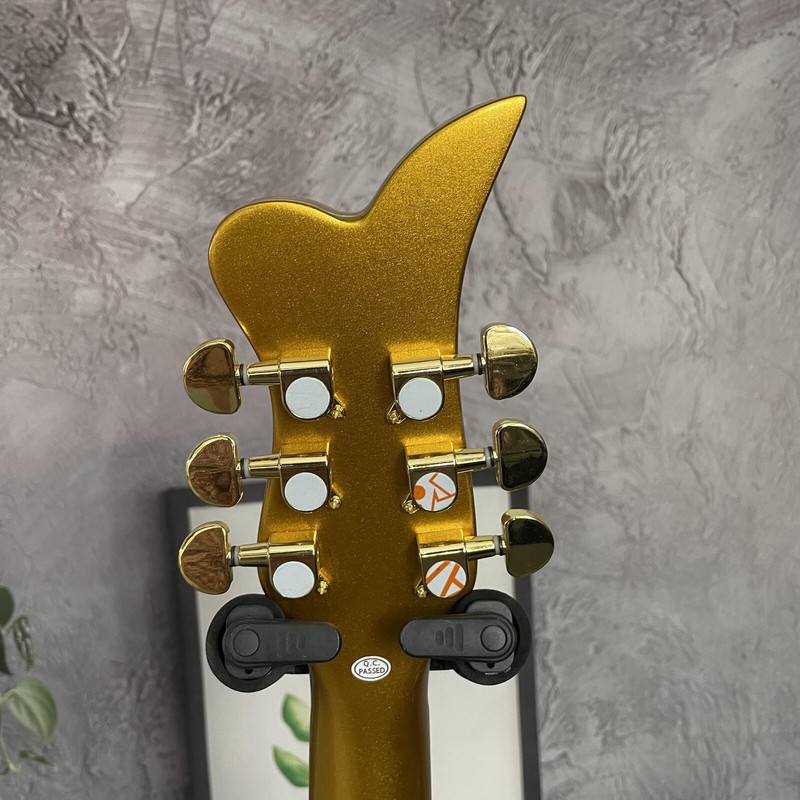 Prince Cloud Metallic Gold Body Electric Guitar SH Pickups 6 strings Top