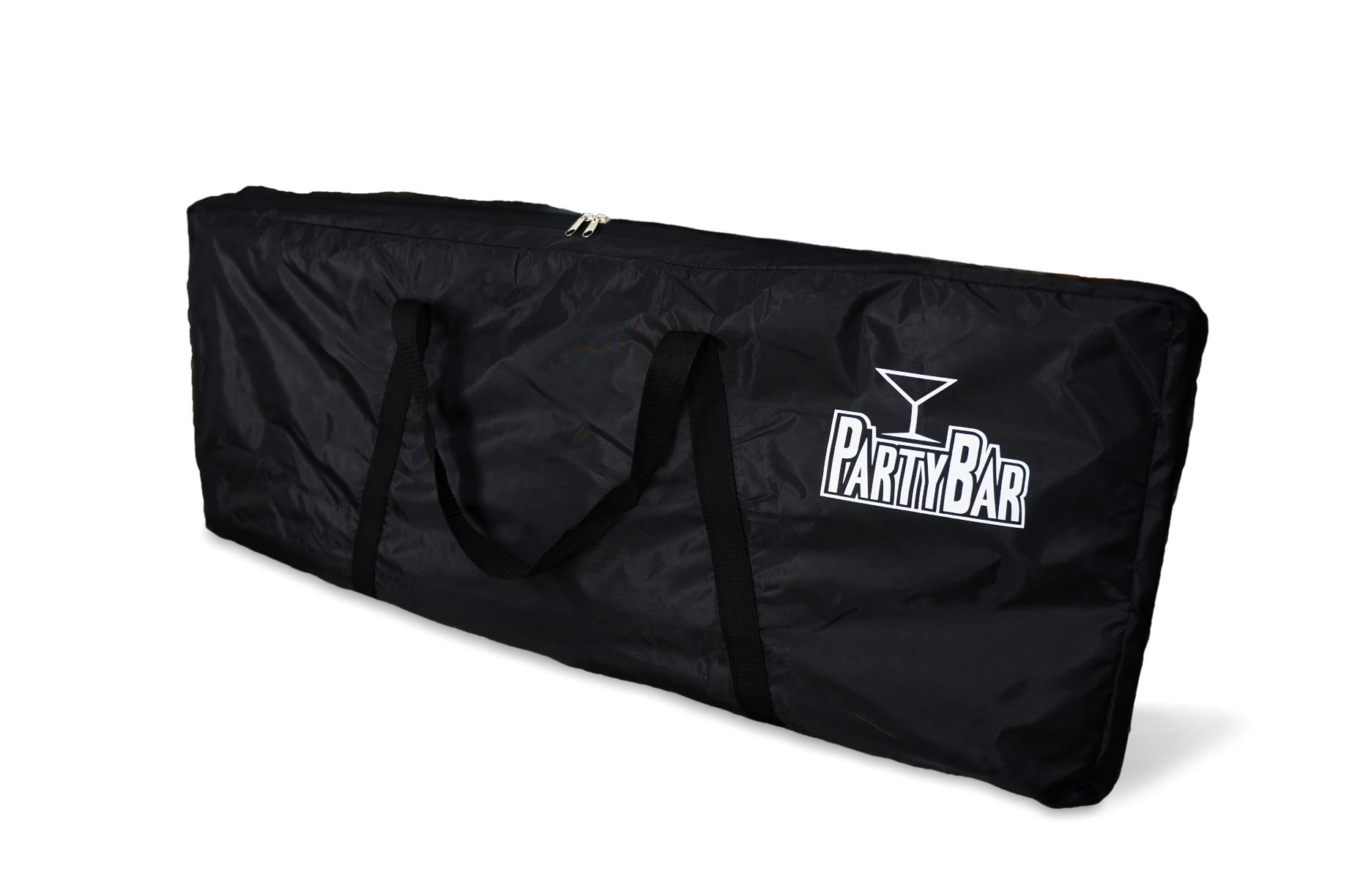 Folding Portable Party Bar withColor-Changing LED Lights, Black