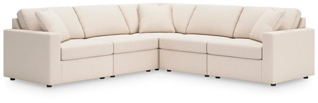Modmax 5-Piece Next-Gen Nuvella™ Performance Fabric Modular Sectional