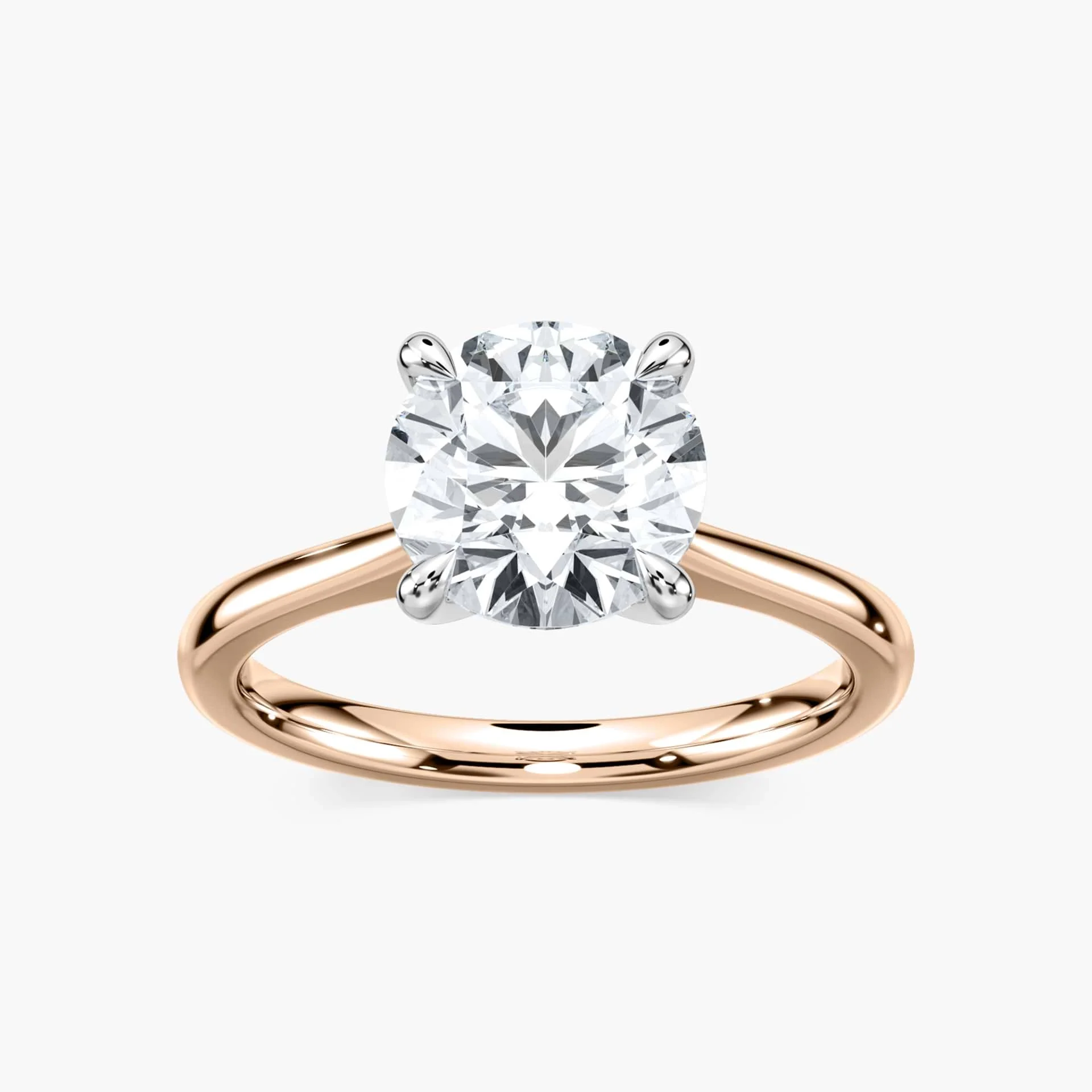 Marie Lab Grown Diamond Cathedral Claw Prong Solitaire Engagement Ring