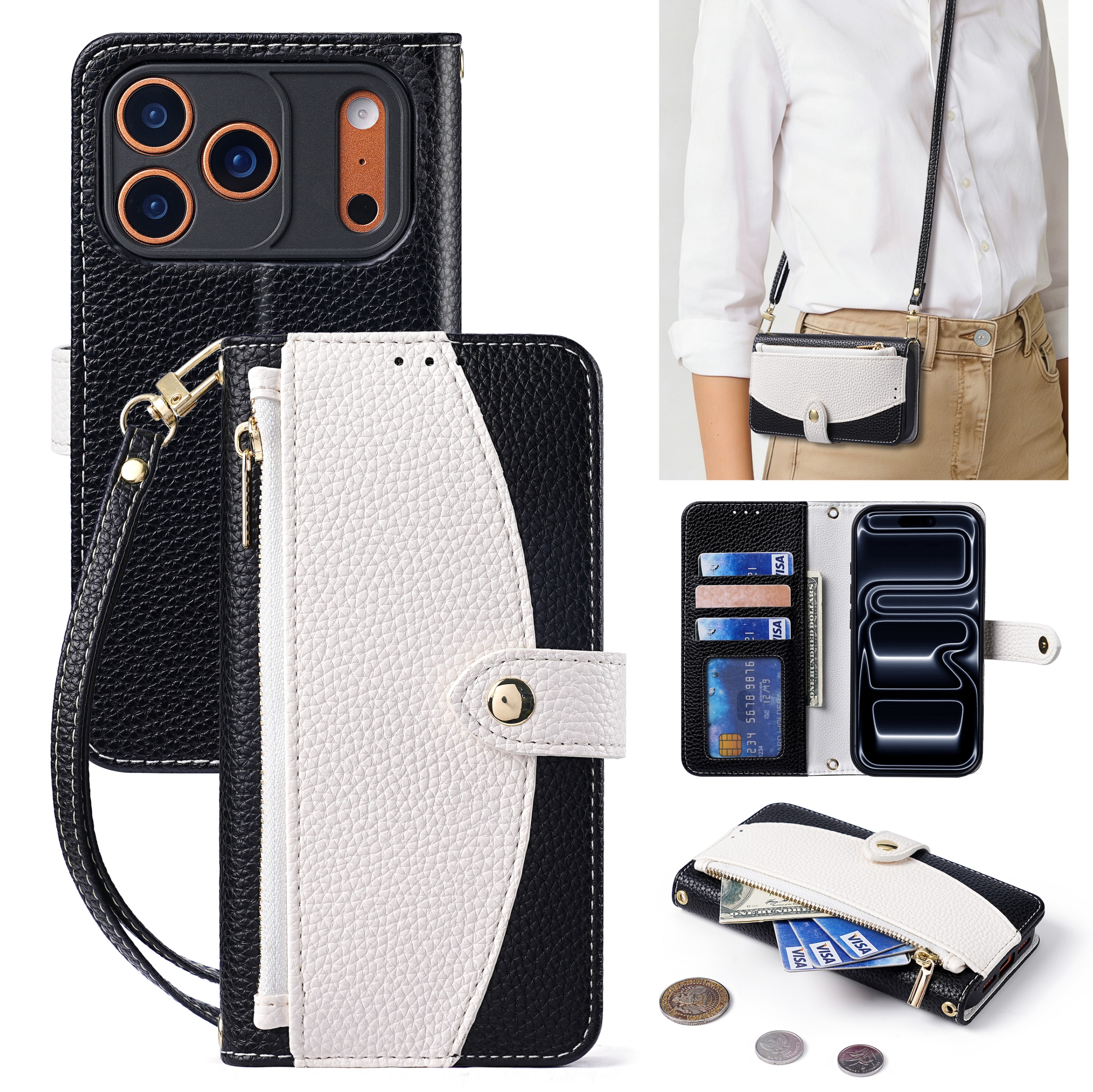 iPhone 18 Pro Max Protective Case Leather - back view