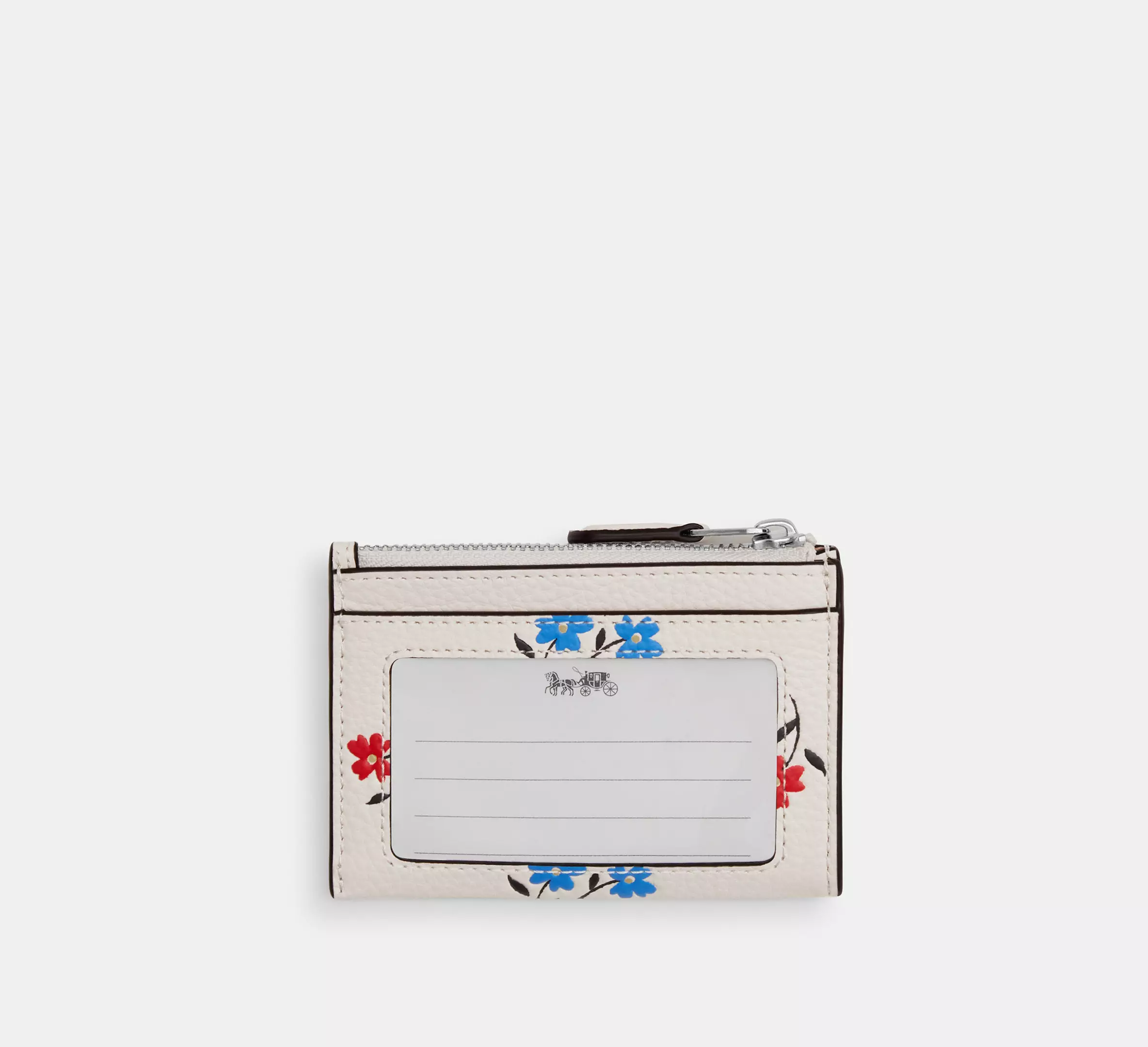 Mini Skinny Id Case With Floral Print