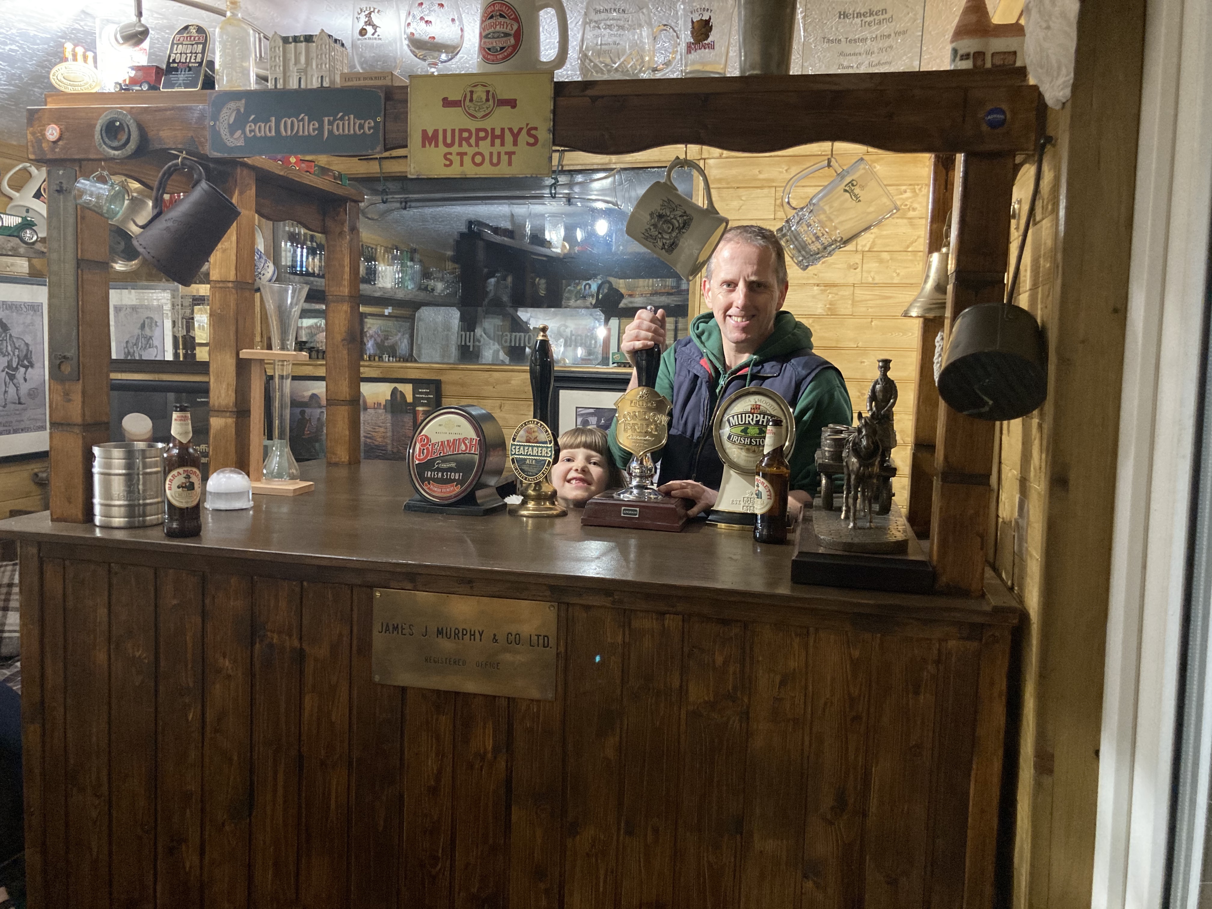 Corner Bar Counter Man Cave Home Bar Party Barware Wood Summer