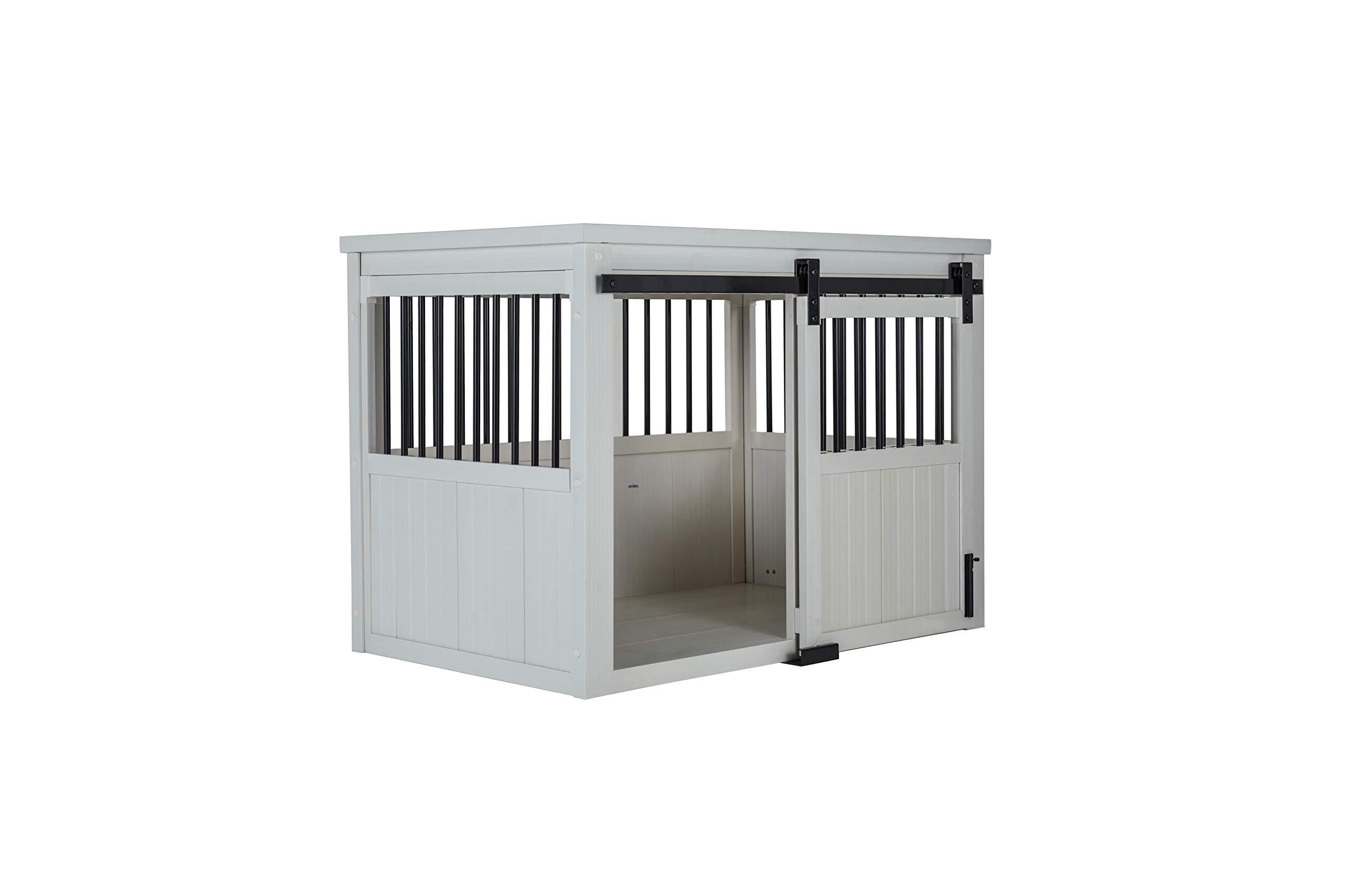 Homestead Sliding Barn Door Furniture Style Dog Crate