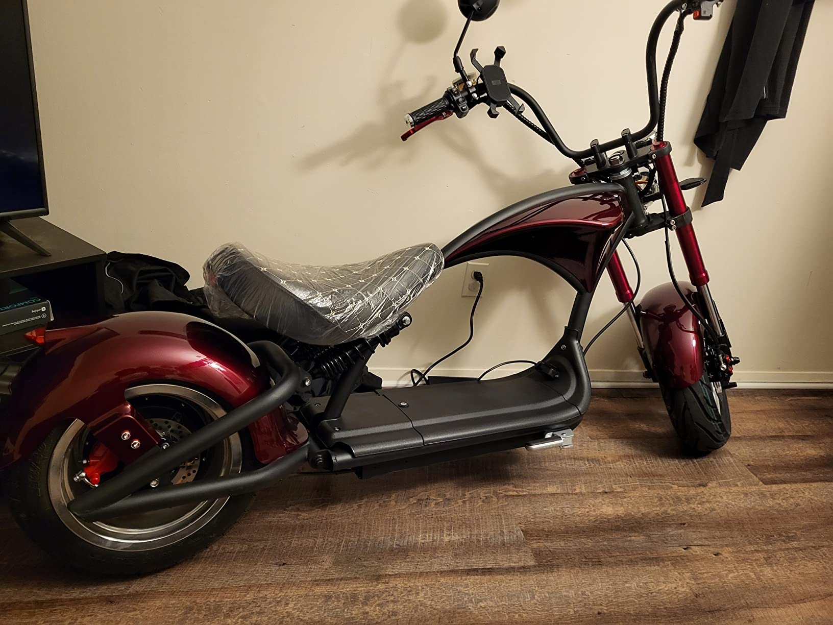 eAhora M1P 37Mph 2000W Electric Motorcycle for Adults