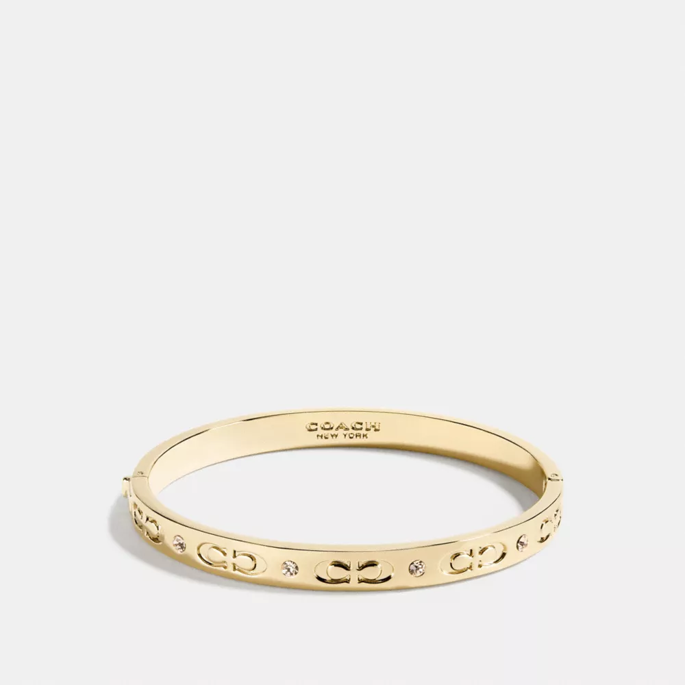 COAthtCH Signature Hinged Bangle