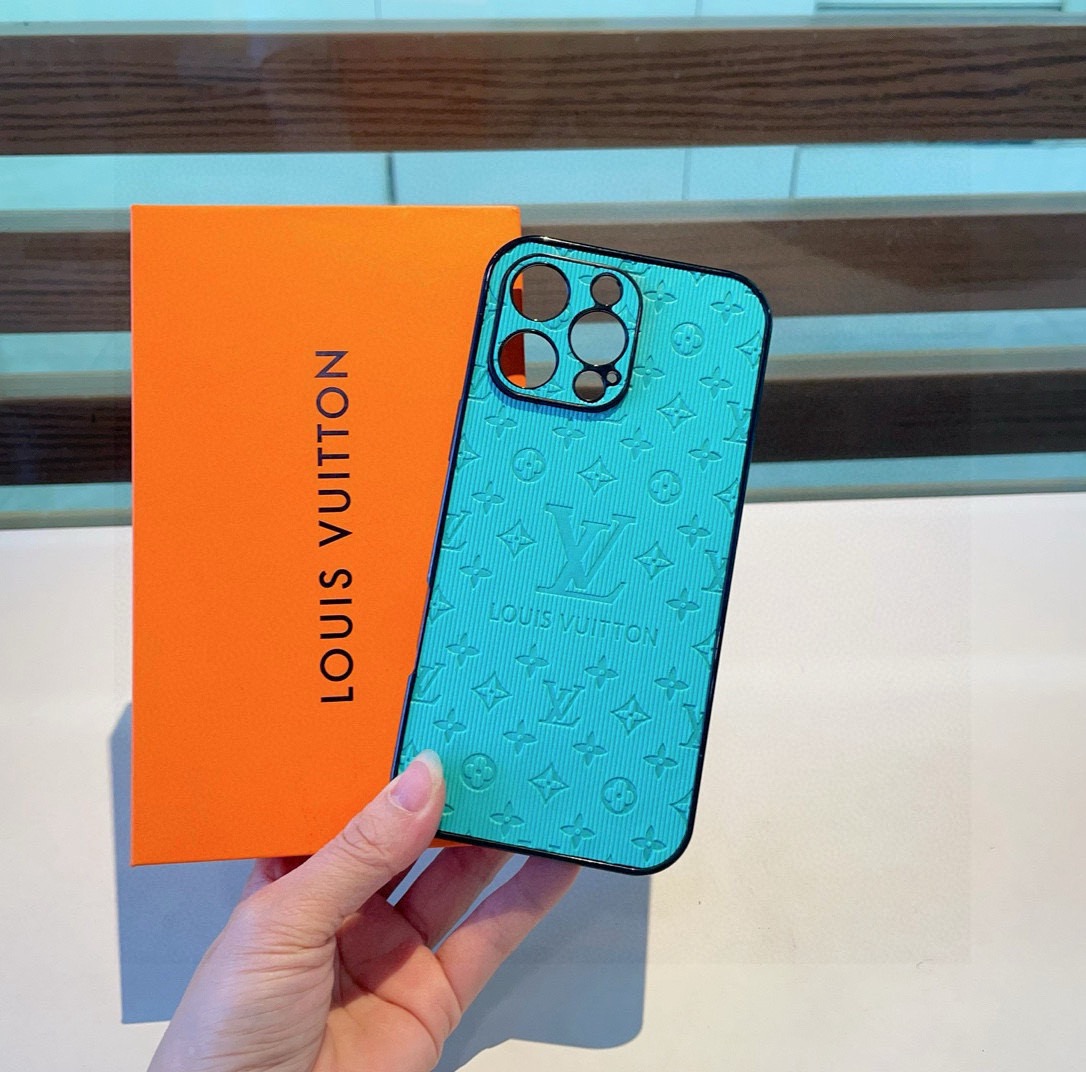 Louis Vuitton Embossed Monogram Vertical Stripe Luxury Phone Case