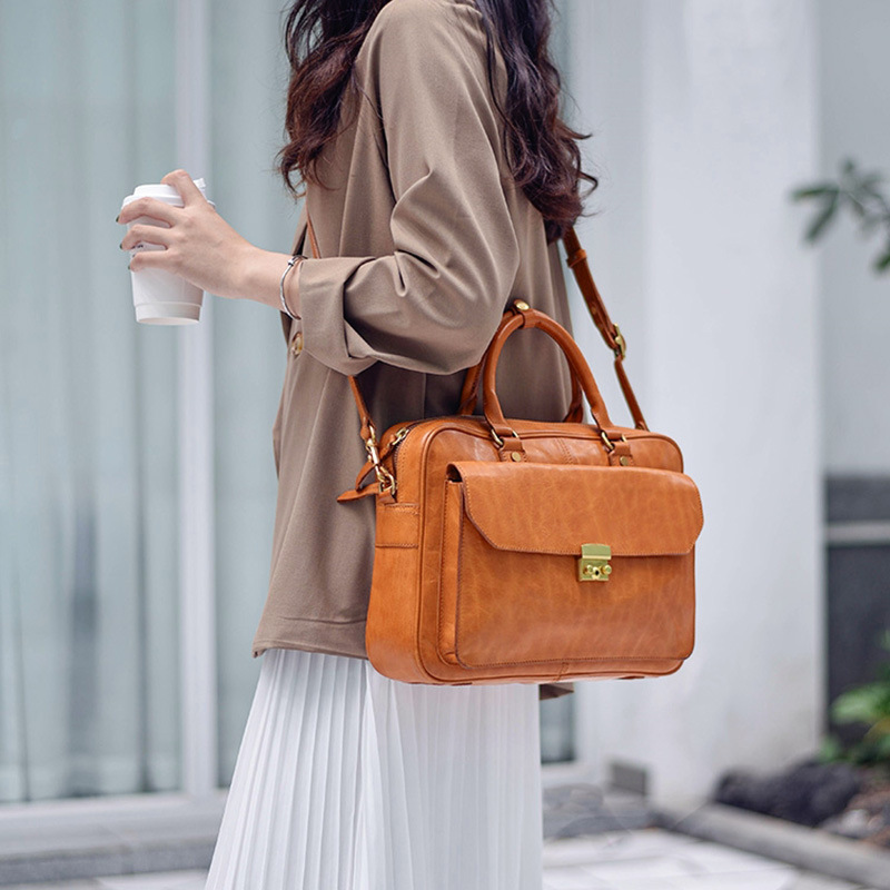 Vintage Leather Briefcase