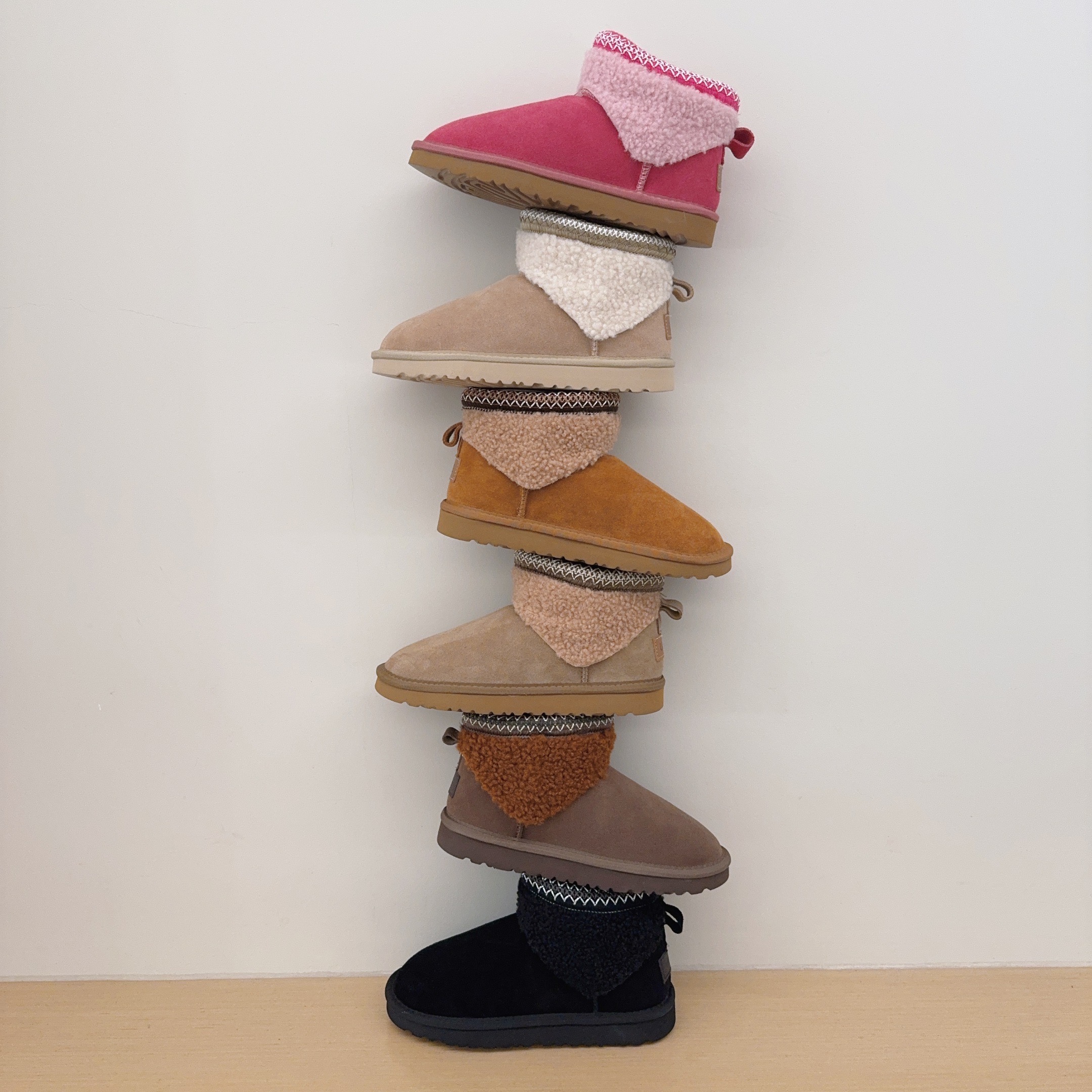 Teddy Suede Ankle Boots