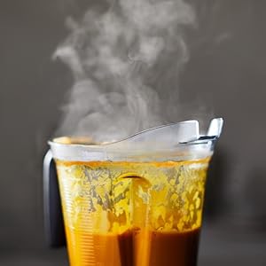 hot soup made in the vitamix