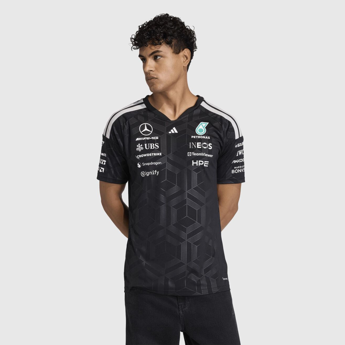Mercedes Black Shirt F1 Jersey 2026