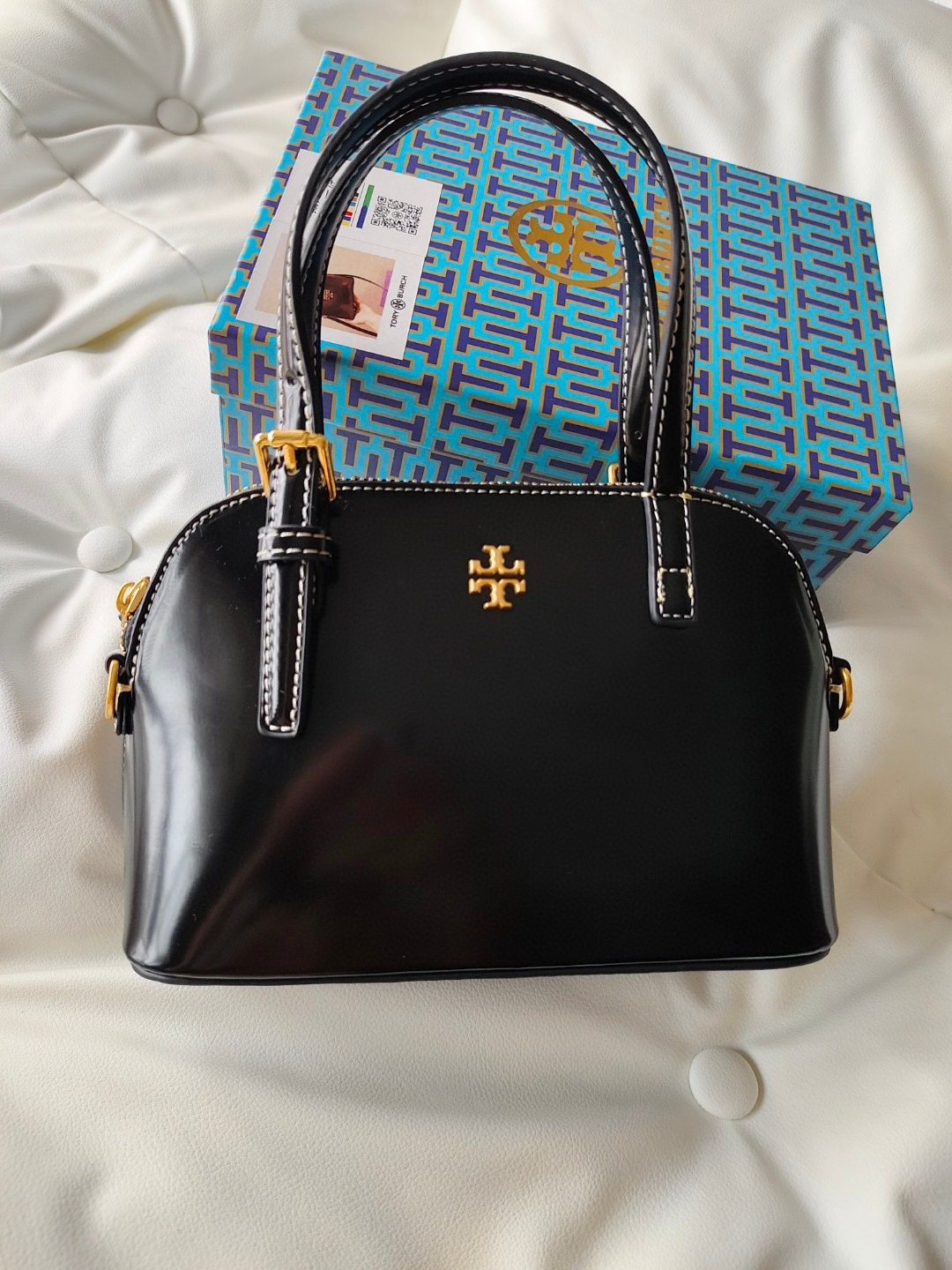 Tory Burch Mini Dome Satchel Bag