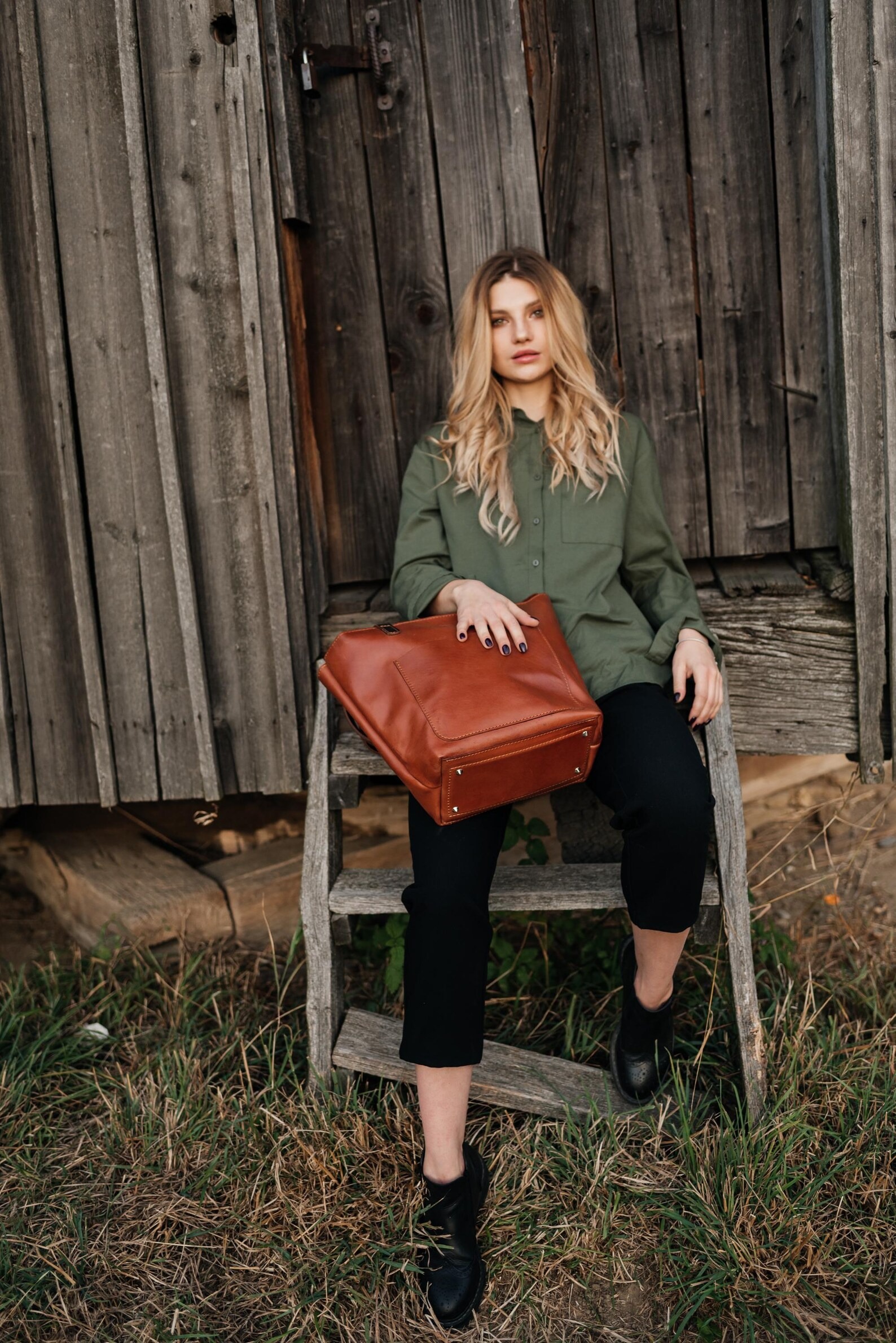 The Heritage Handcrafted Leather Tote Bag