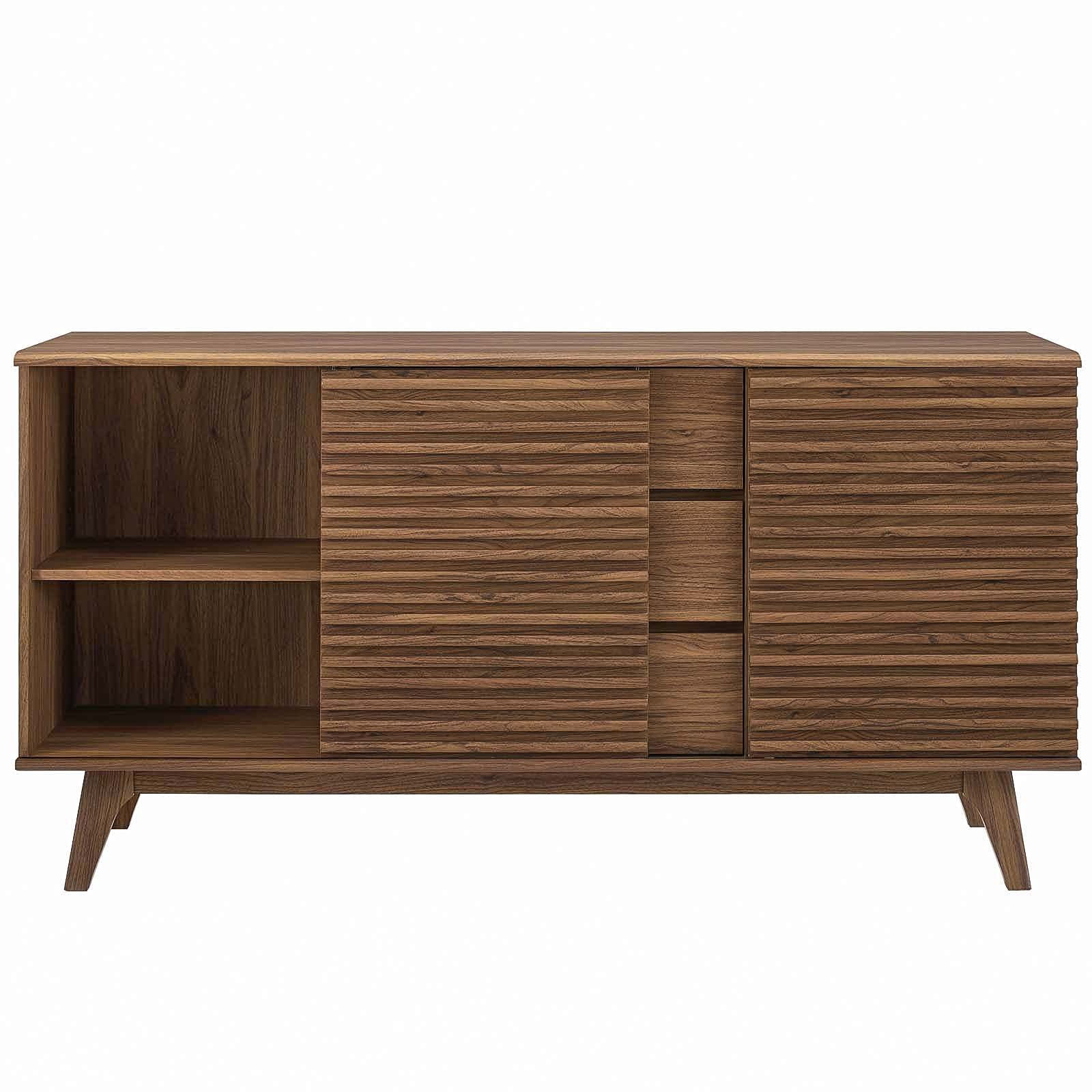 Carson Carrington Lagered Sideboard Buffet Table - Walnut