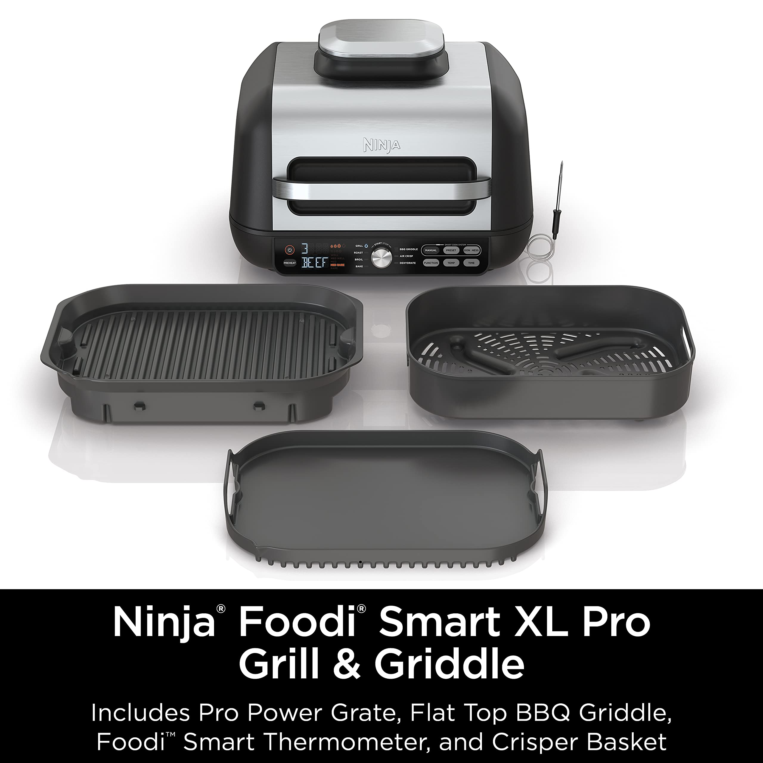 Ninja IG651 Foodi Smart XL Pro 7-in-1 Indoor Grill/Griddle Combo