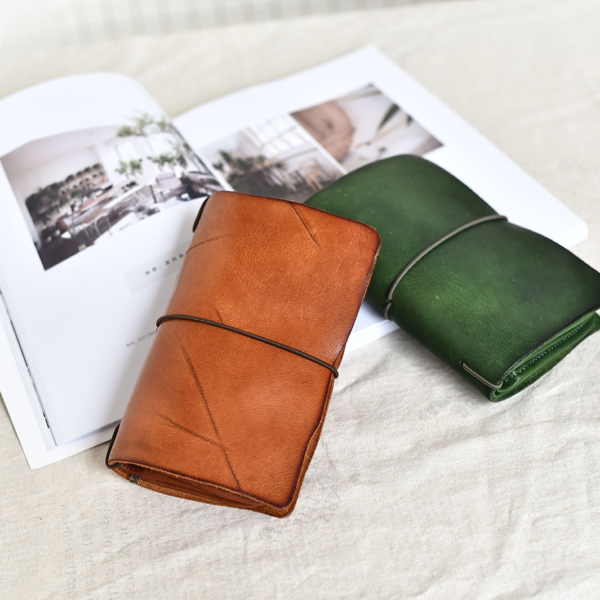 Handcrafted Leather Traveler's Notebook