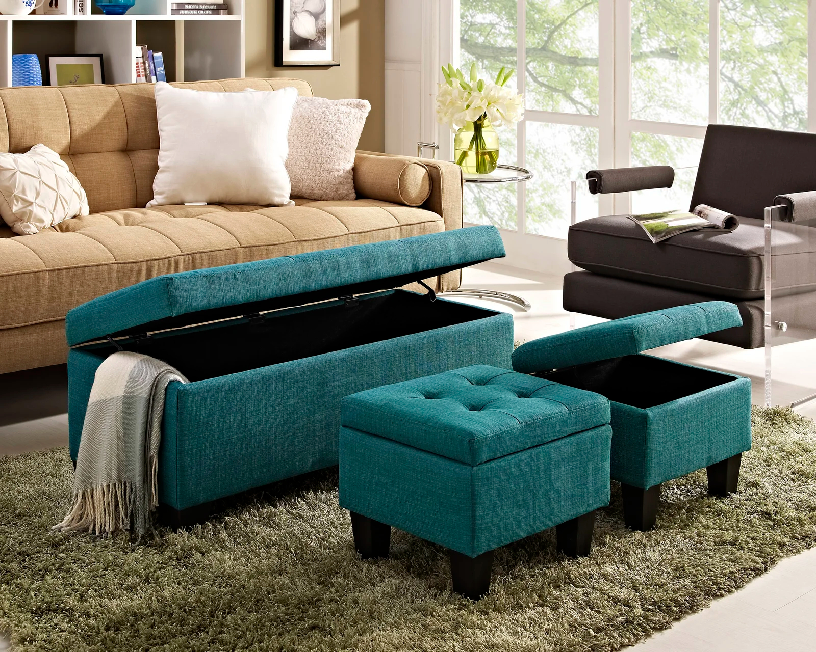 Edyth Upholstered Storage Ottoman