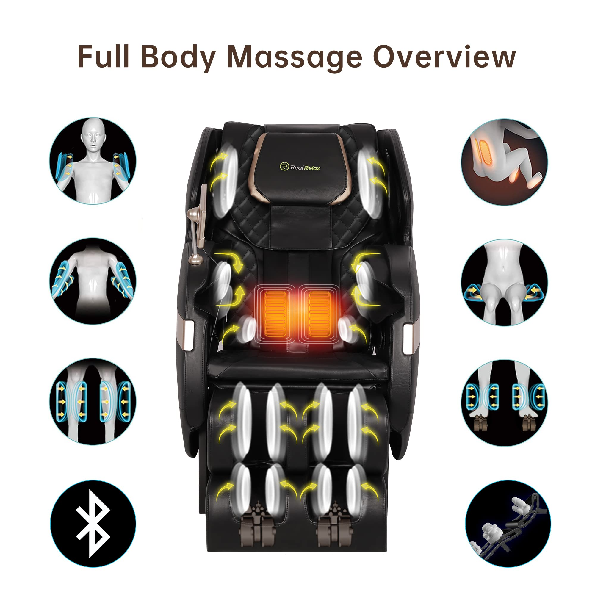 Real Relax 2022 Massage Chair of Dual-core S Track