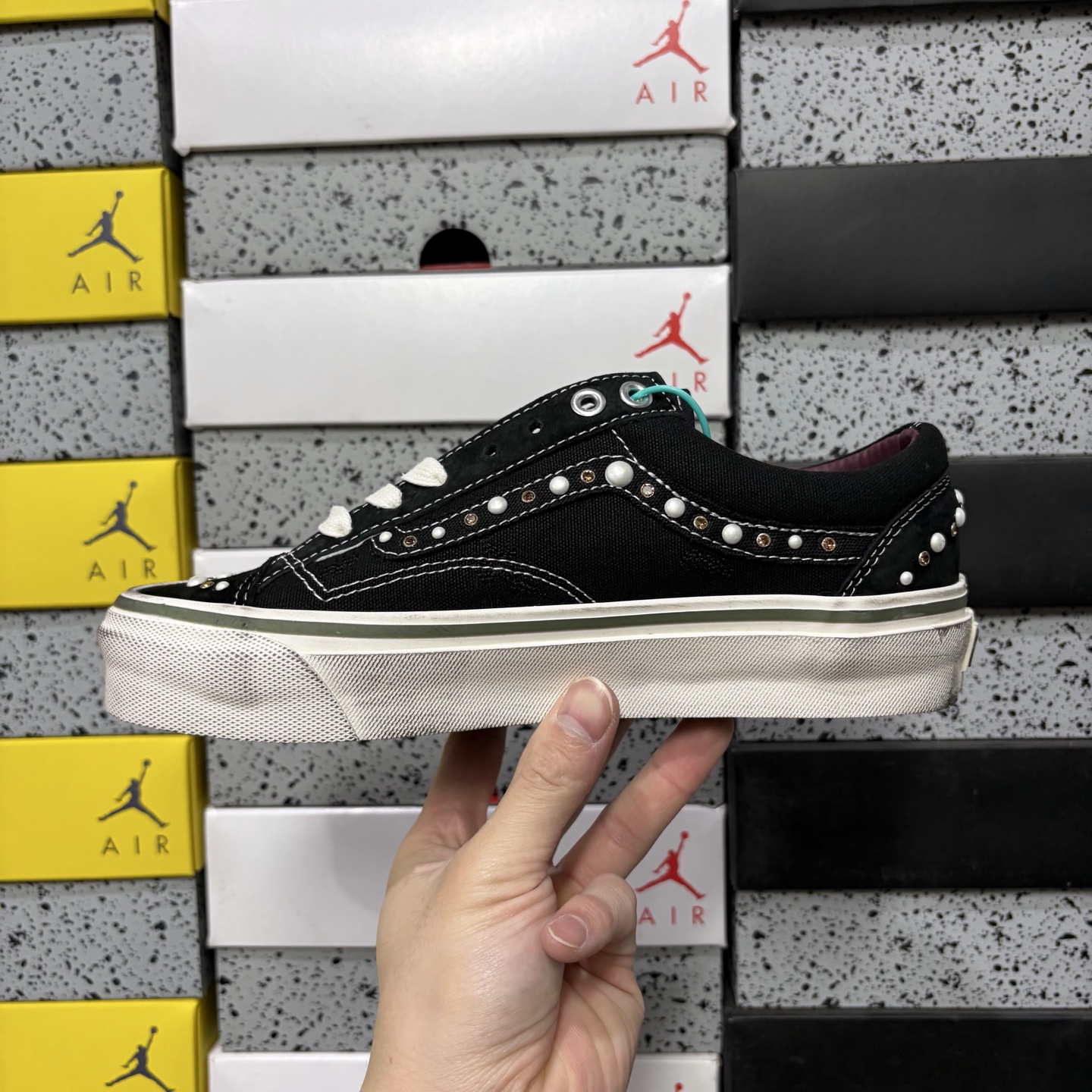Vans Old Skool Black Vintage Pearl
