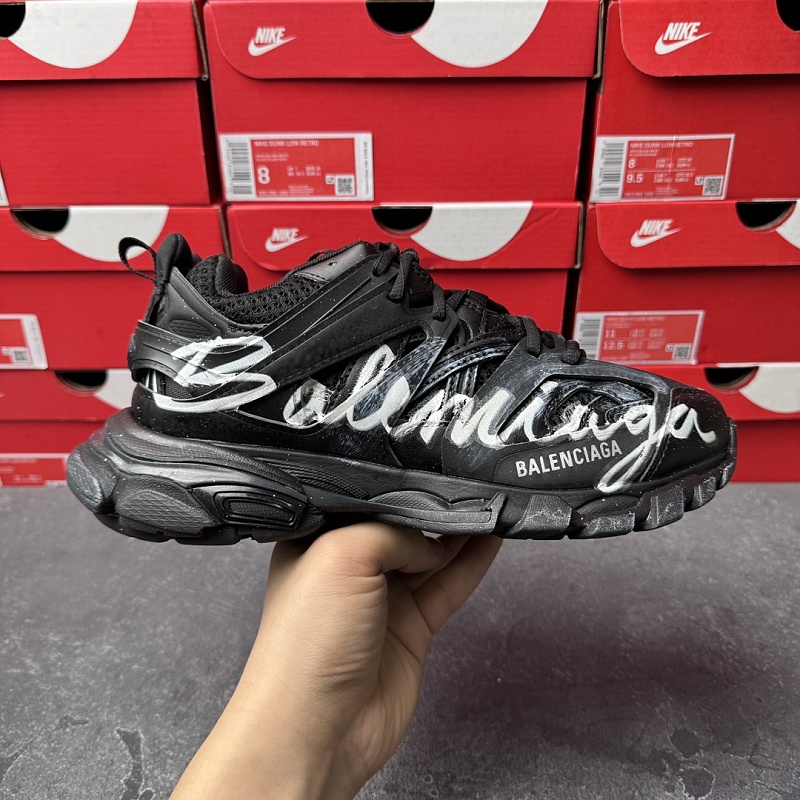 Balenciaga Track 3.0 Graffiti Black Sneakers