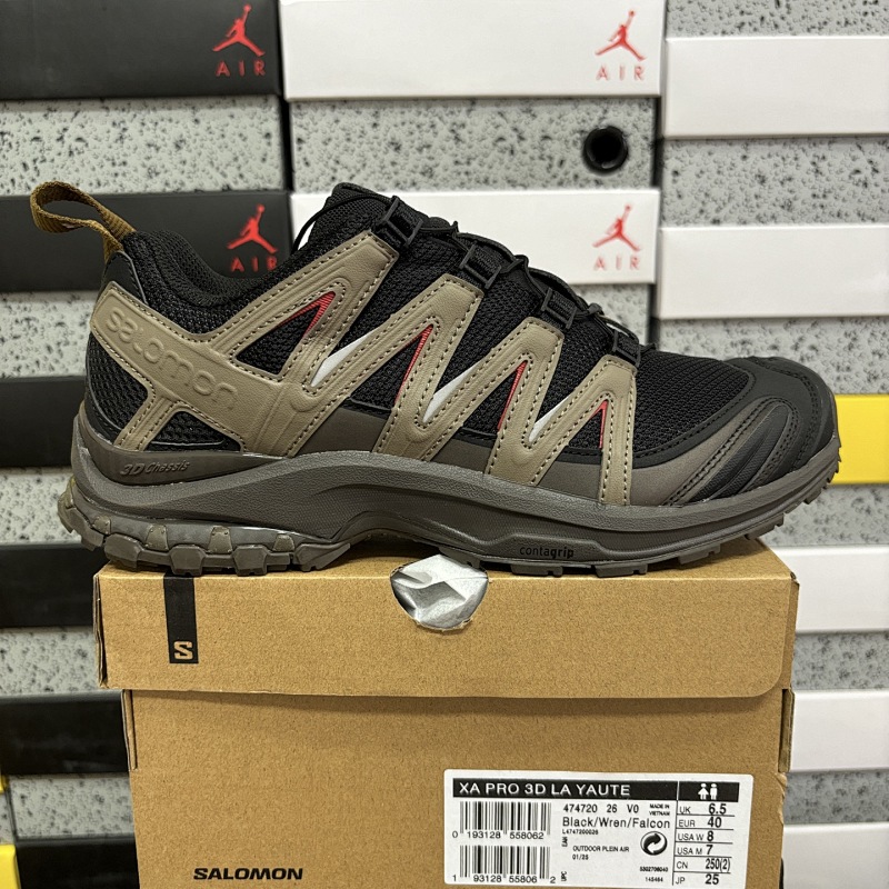 Salomon XA PRO 3D Black Brown Sneakers