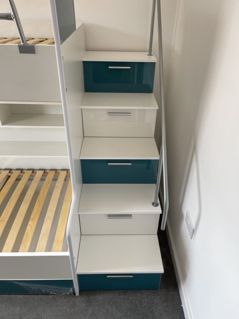 Bunk Bed Cabin Bed Storage High Sleeper Bed Mattresses Included
