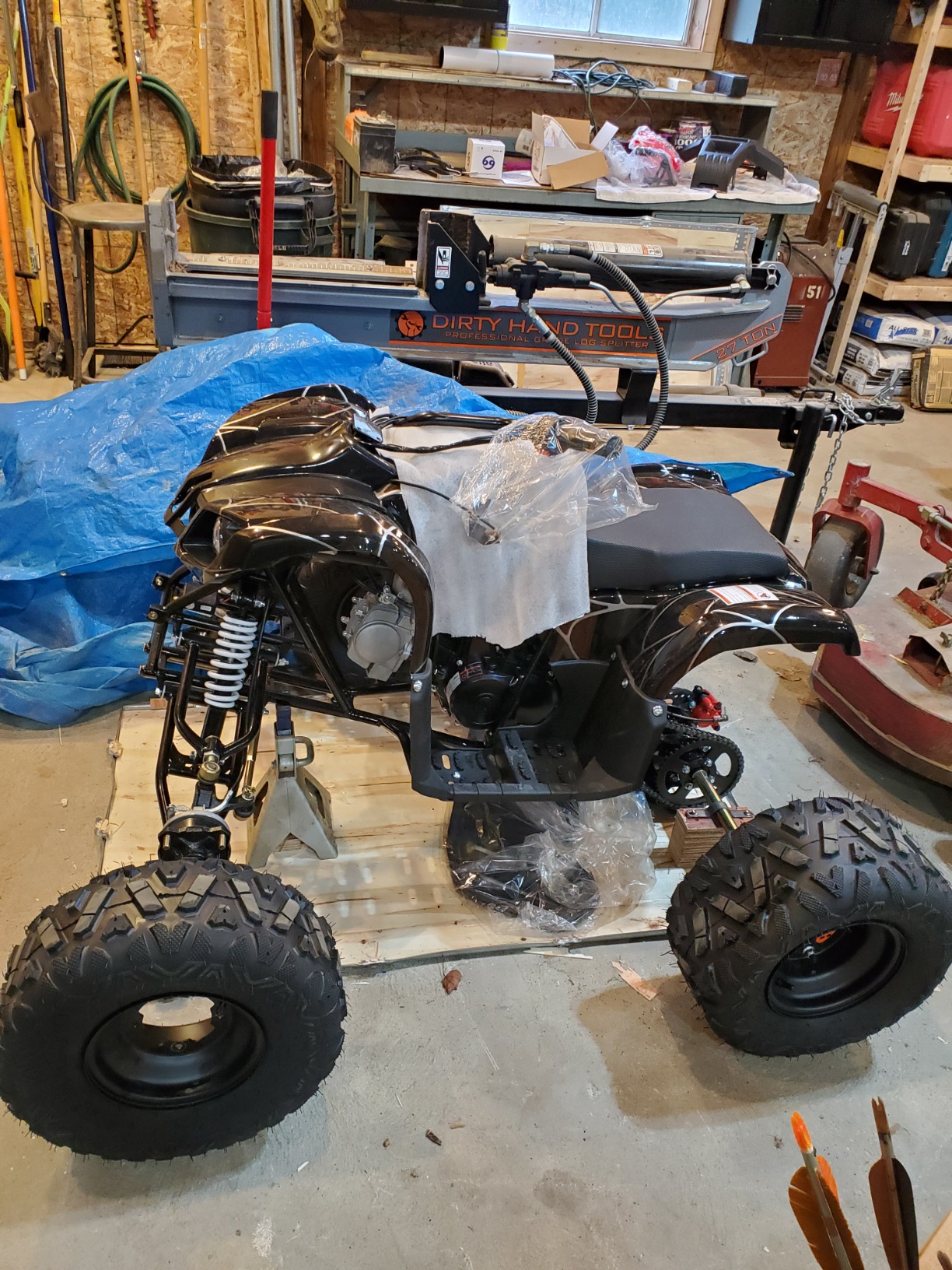 X-PRO Adult ATV Quad Four Wheelers 200 Utility ATV Full Size ATV