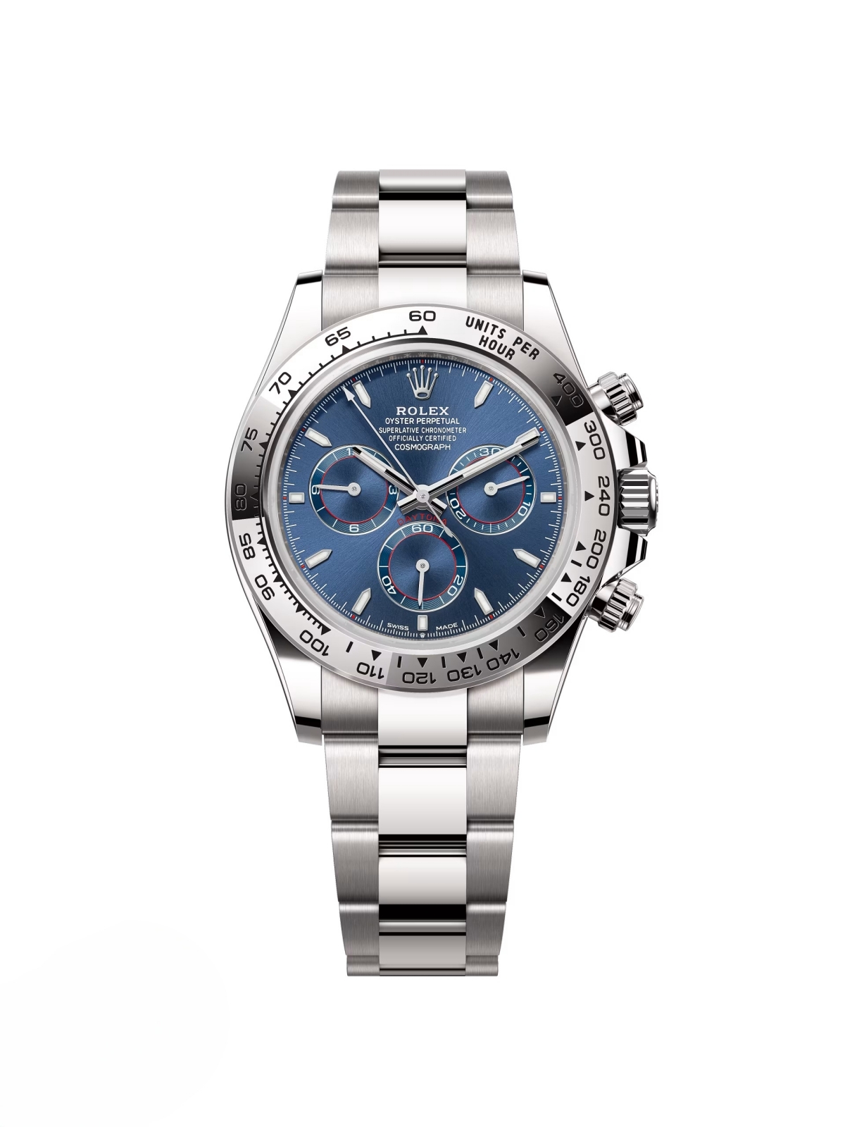 【Super Clone】Rolex Daytona White Gold/Brilliant Blue/Diamond/Oyster  m126509-0005