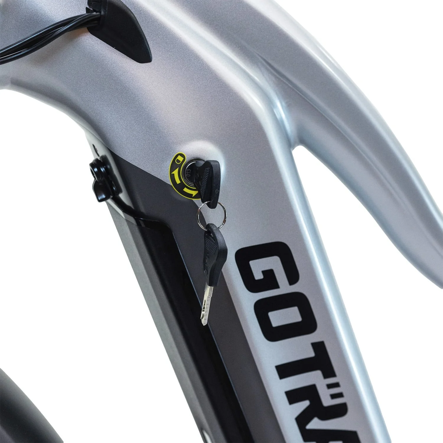GOTRAX Tundra 26in Fat Tire Electric Bike, 750W, Silver